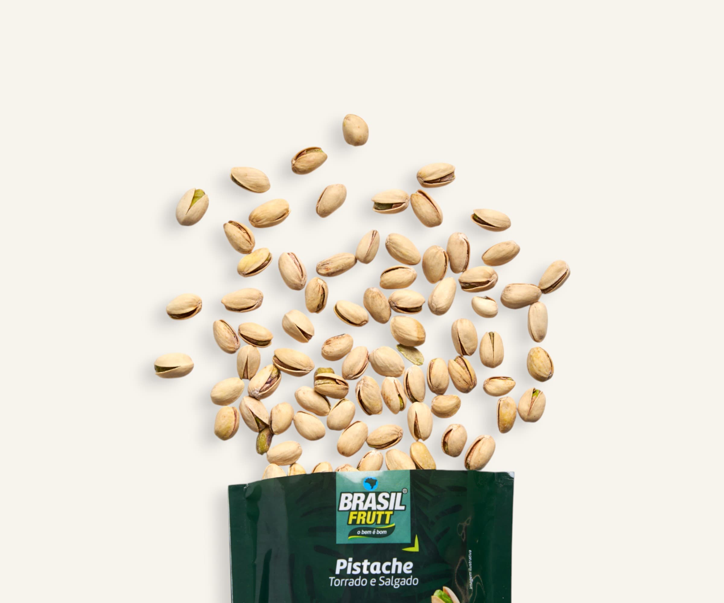 Pistache com casca torrado e salgado 200g