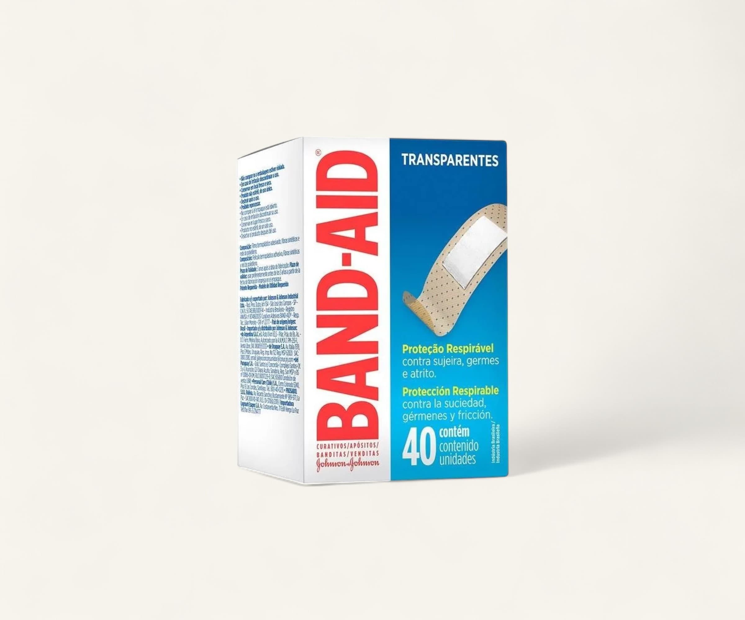 Curativo transparente Band-Aid 40un