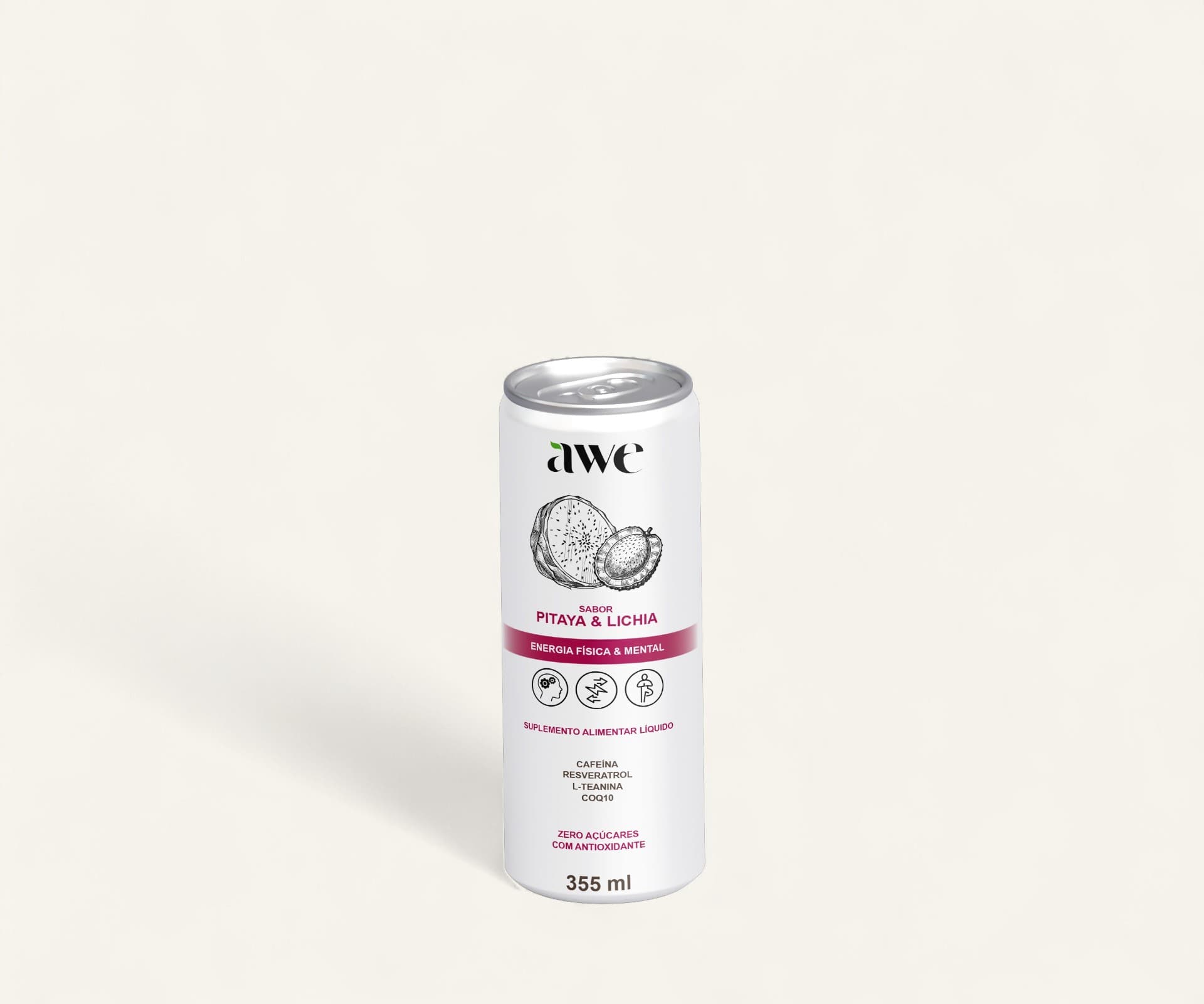 AWE pitaya e lichia 355 ml