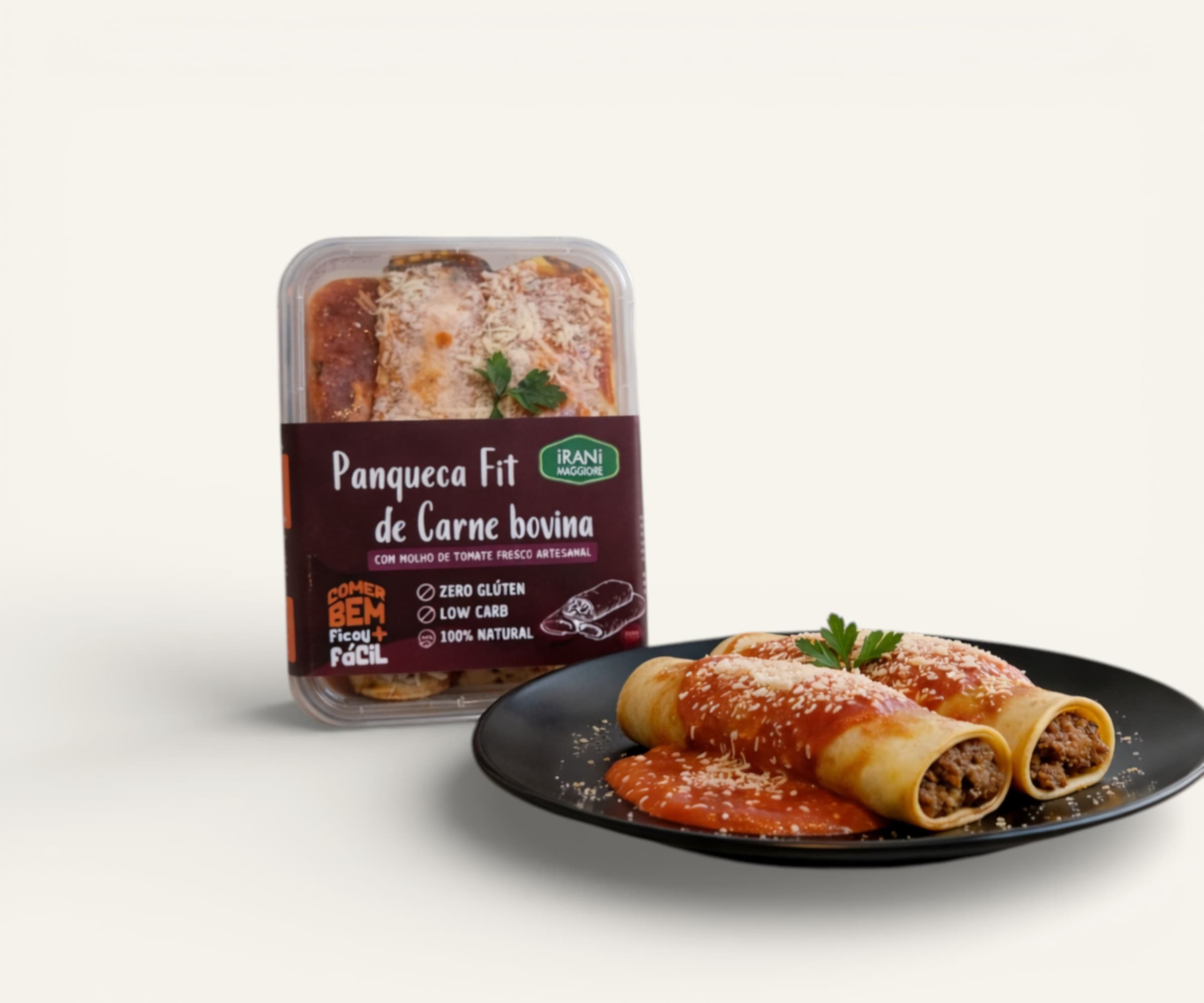 Panqueca fit de carne bovina sem glúten 350g