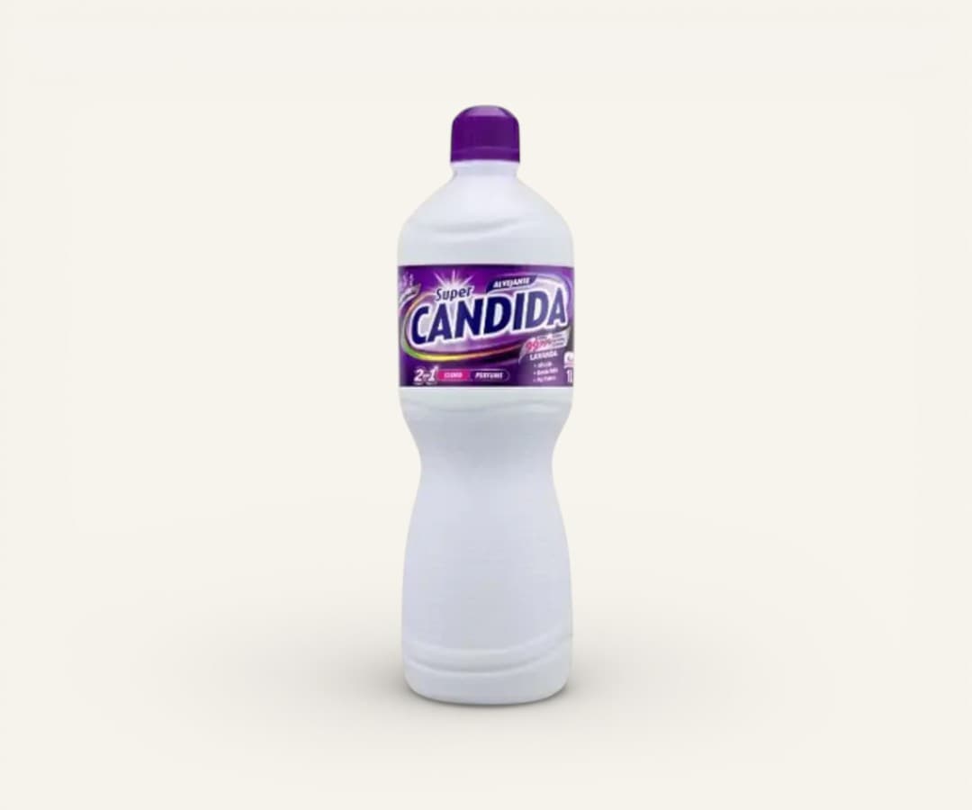 Alvejante com cloro ativo lavanda Super Candida 1l