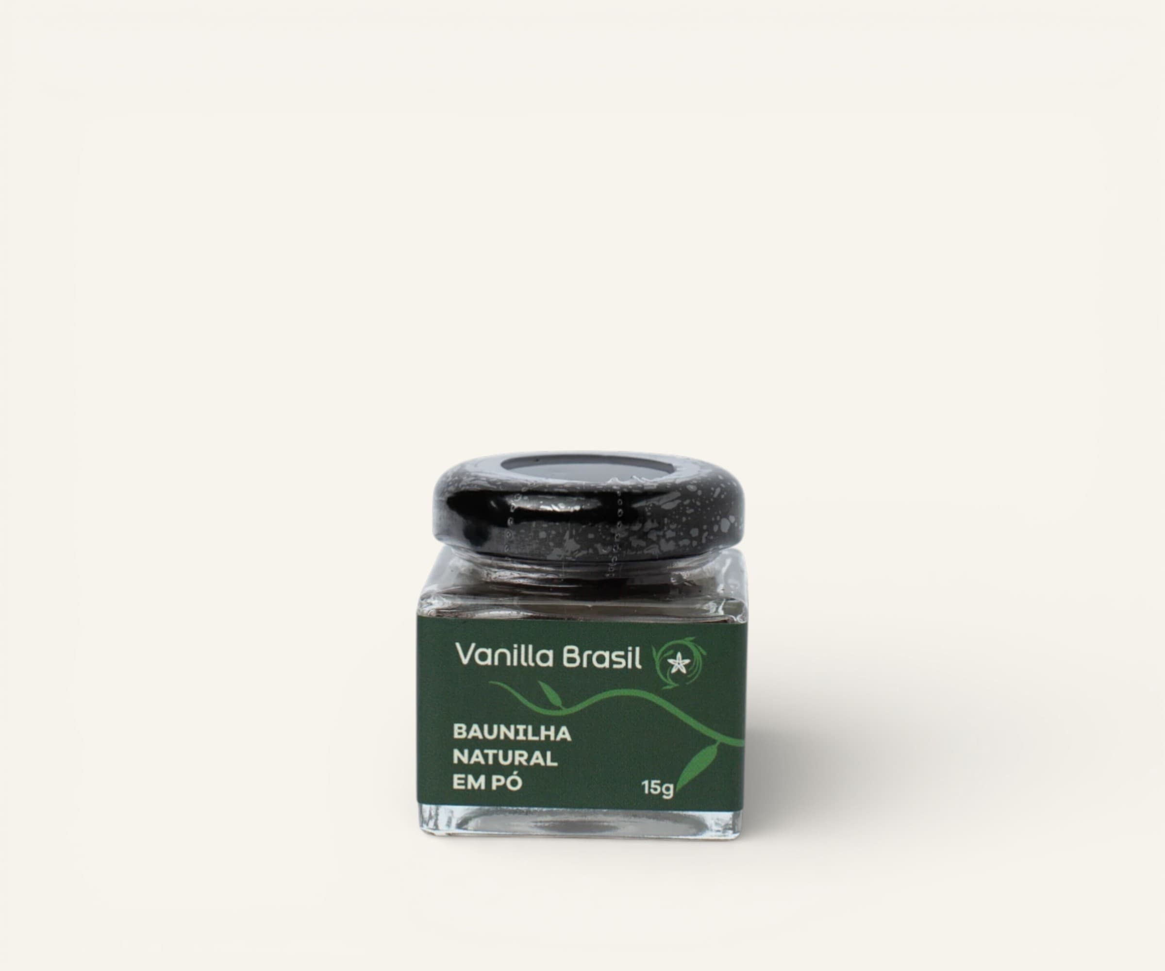Baunilha natural em pó Vanilla Brasil 15g