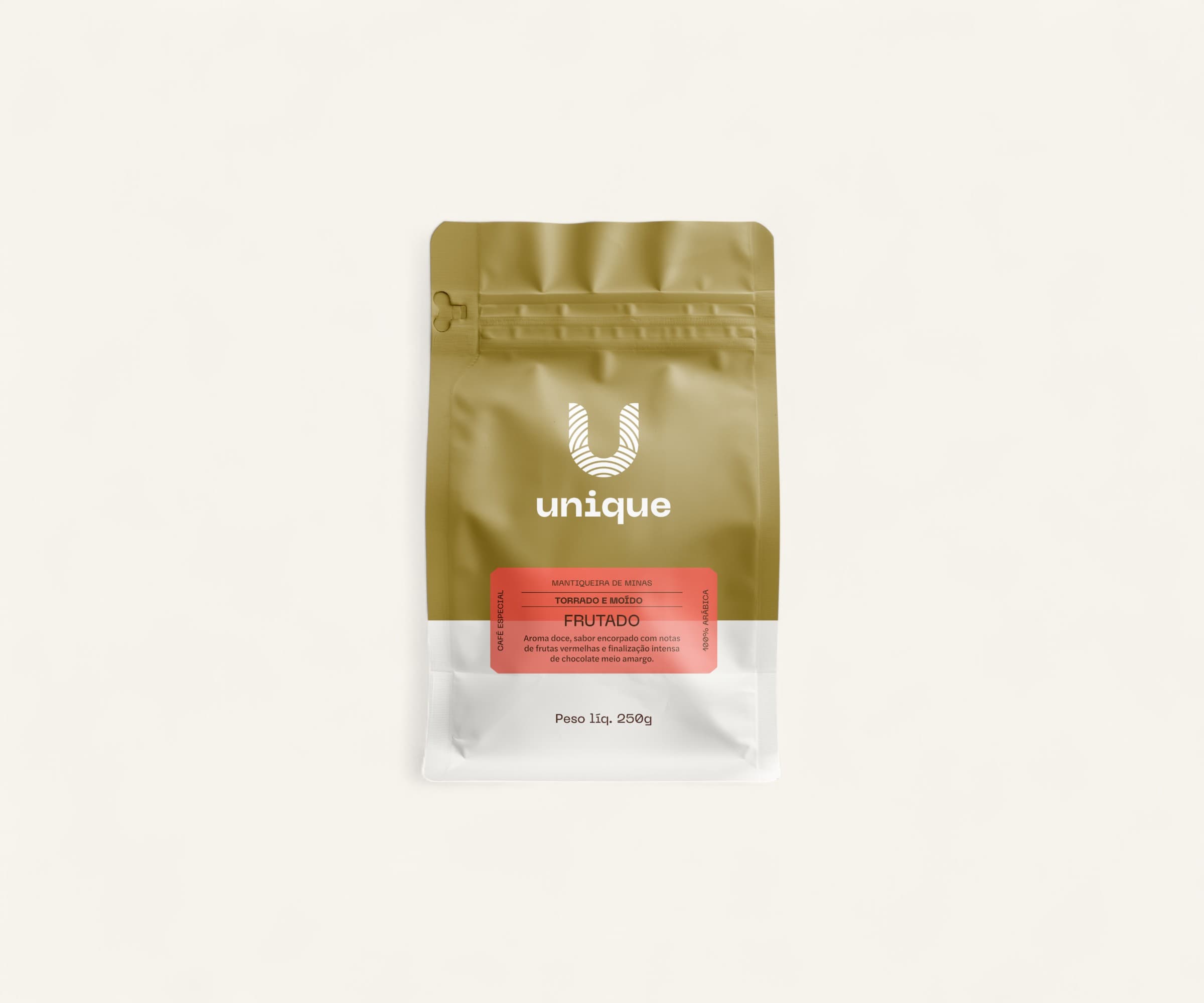 Café moído frutado Unique Cafés 250g