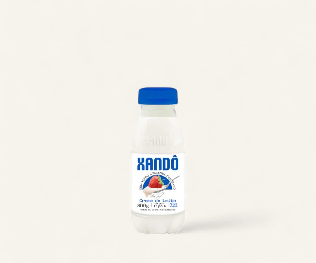 Creme de leite pasteurizado Xandô 300g