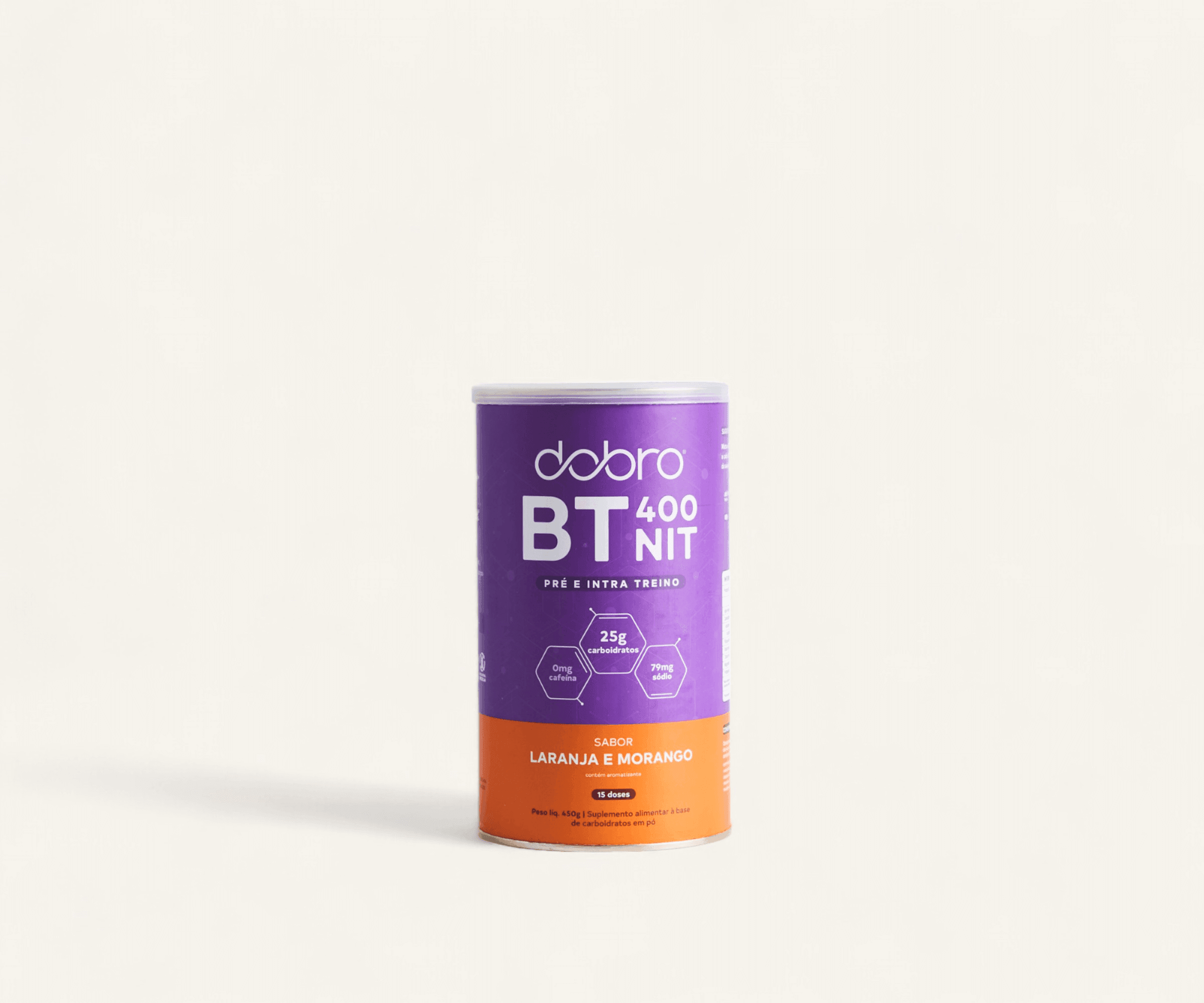 BT 400 Nitrato sabor laranja e morango 450g