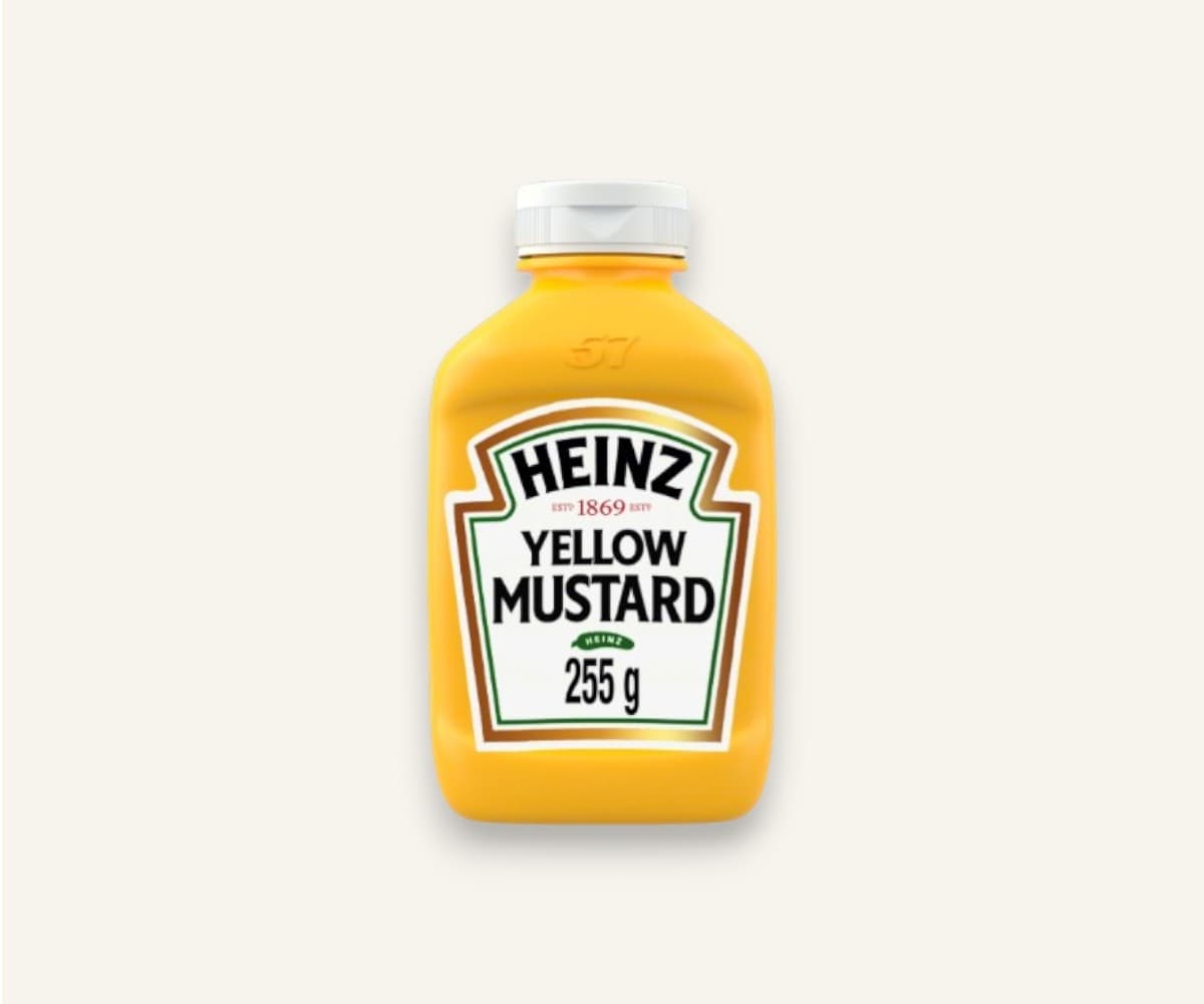 Mostarda amarela Heinz 255g