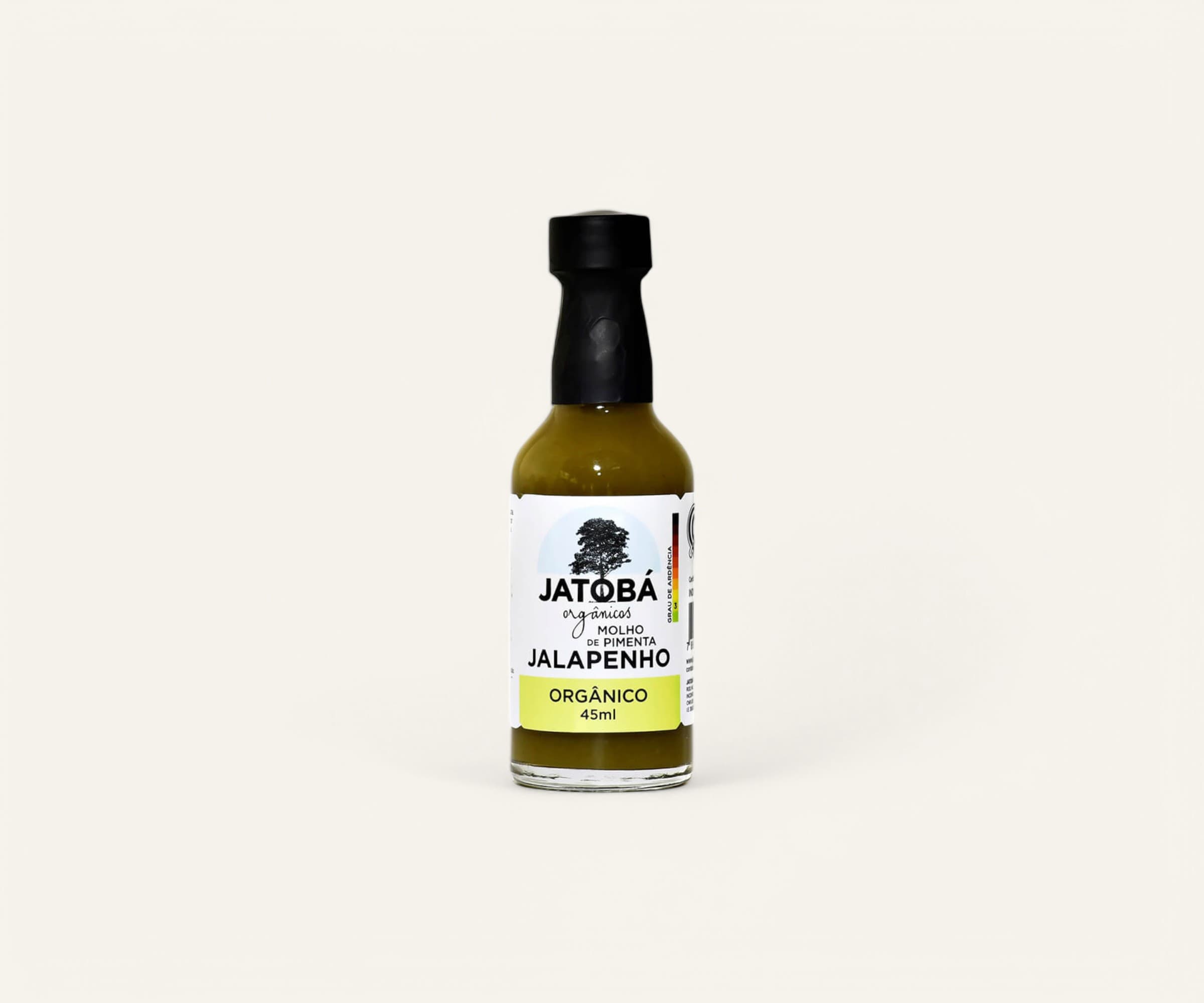Molho de pimenta jalapenho orgânico 45ml