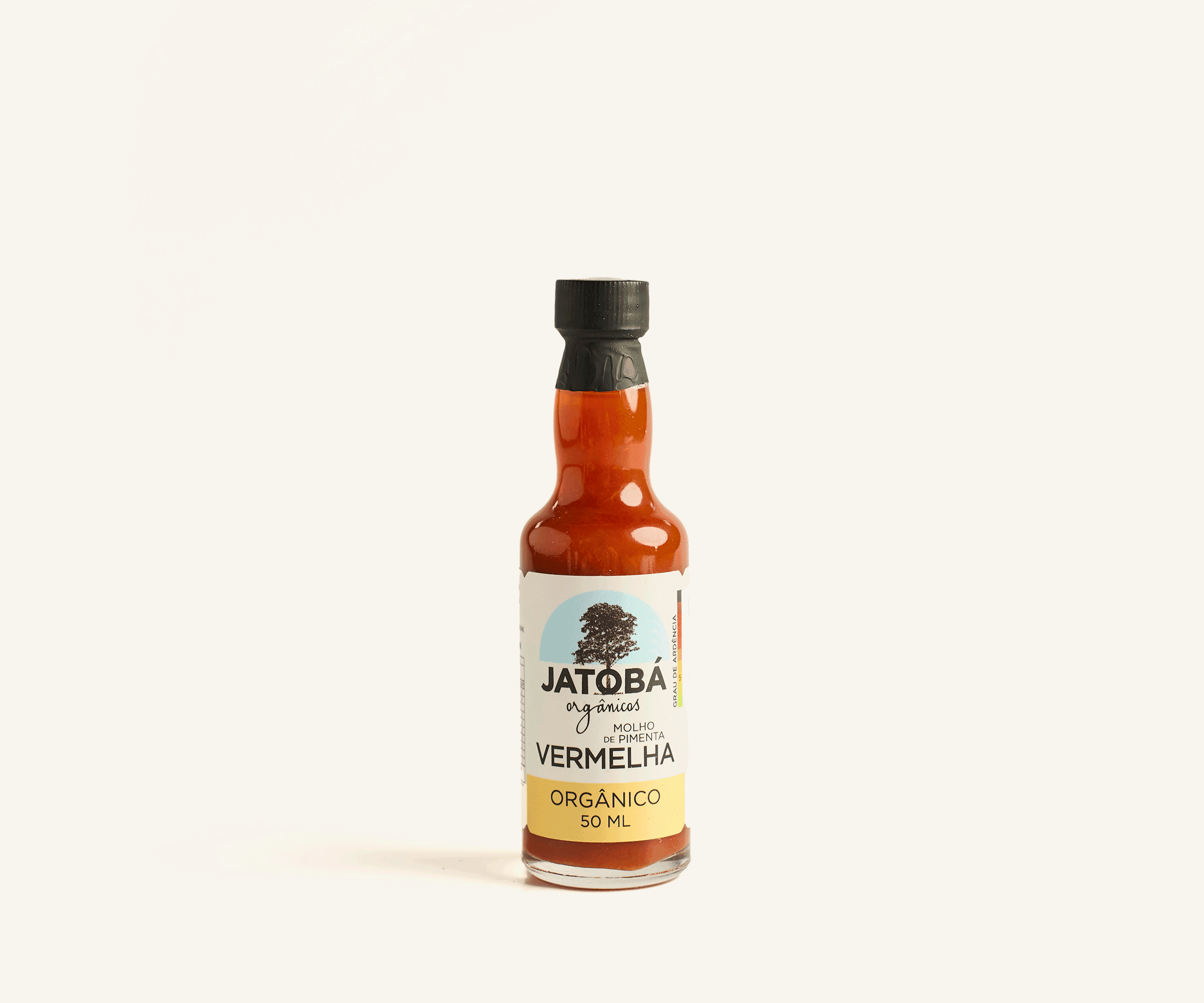 Molho de pimenta vermelha orgânico 50ml