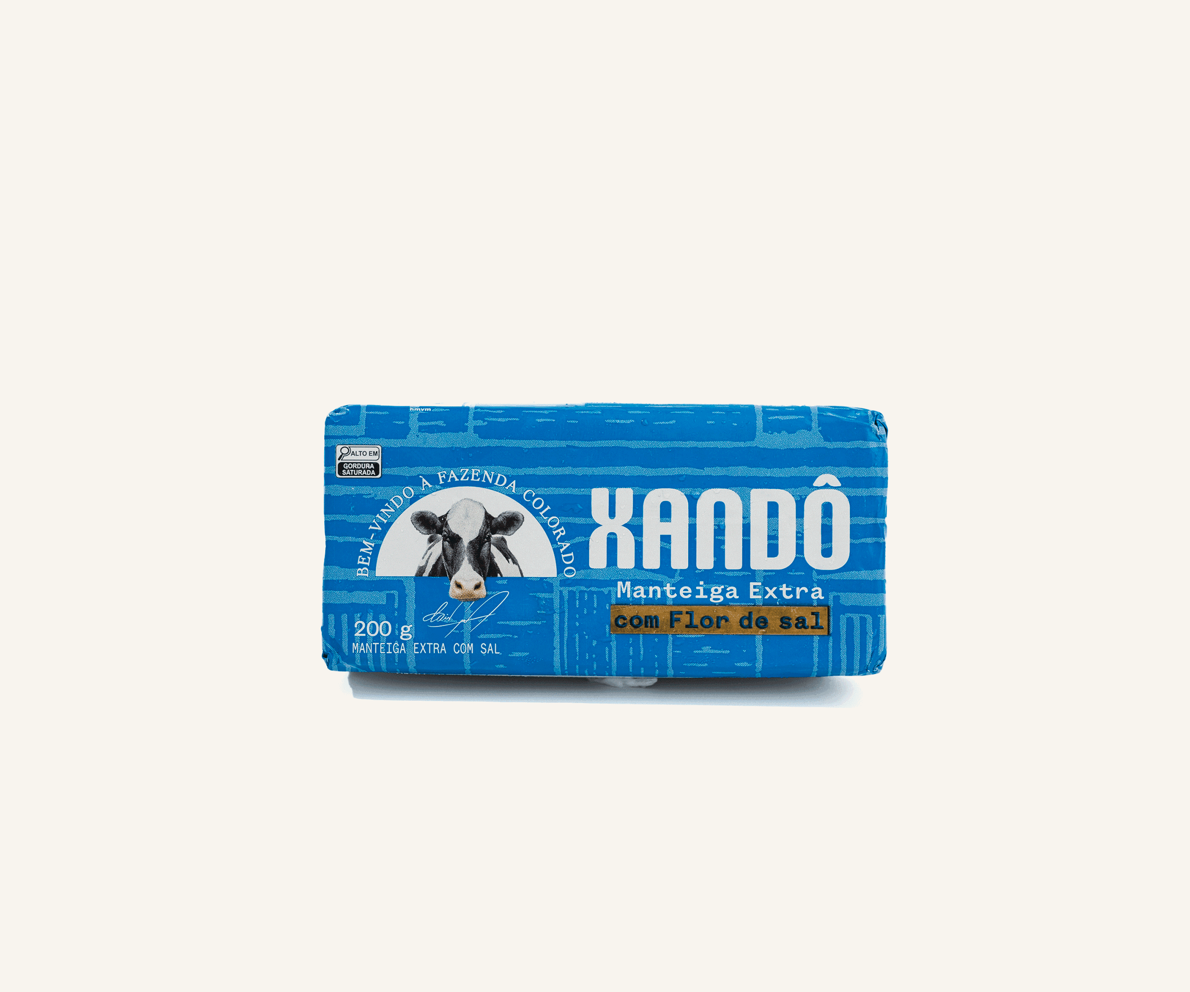 Manteiga extra com flor de sal 200g