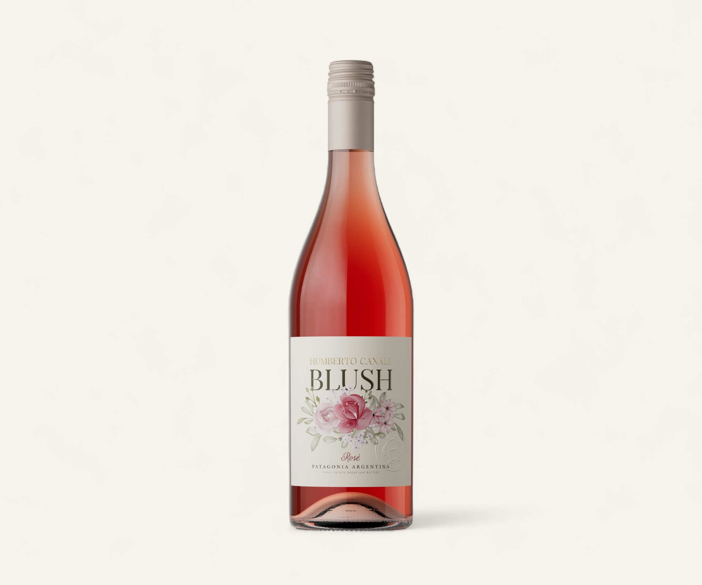 Vinho rosé argentino Blush varietal merlot Humberto Canale 750ml