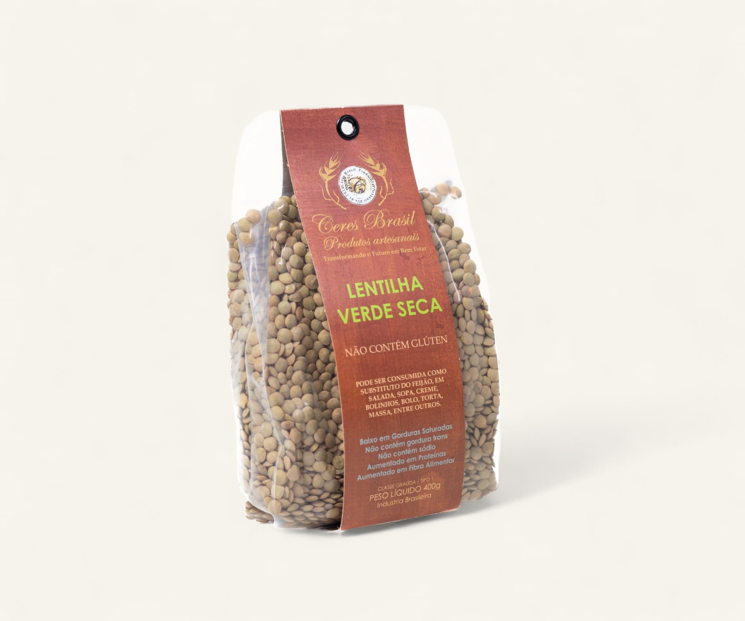 Lentilha verde 400g