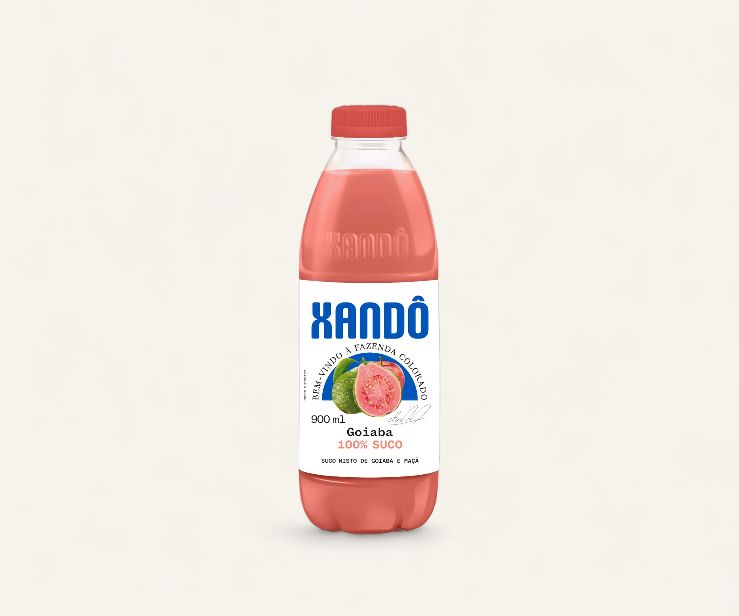 Suco misto de goiaba com maçã Xandô 900ml