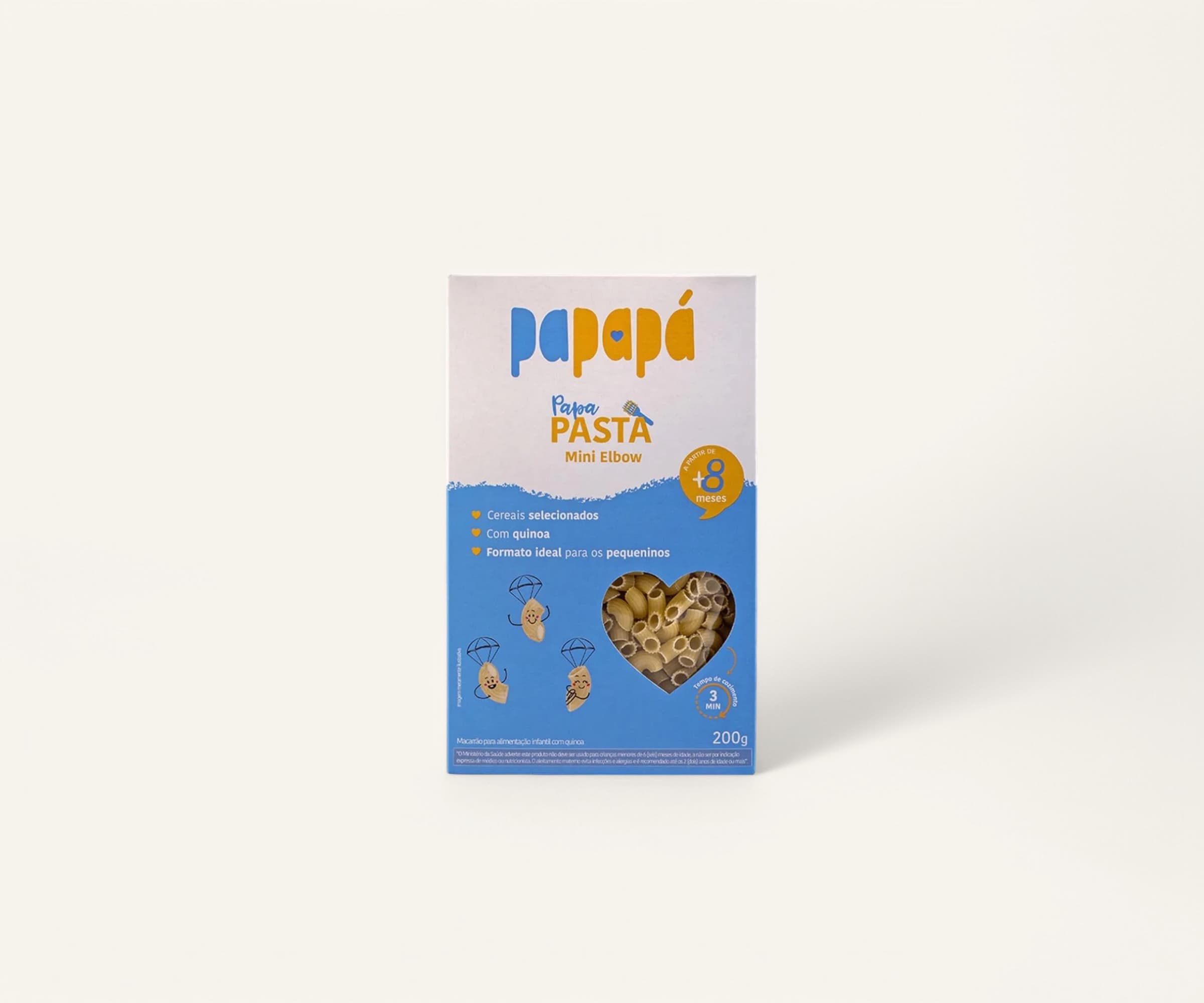 Macarrão infantil elbow quinoa Papapá 200g