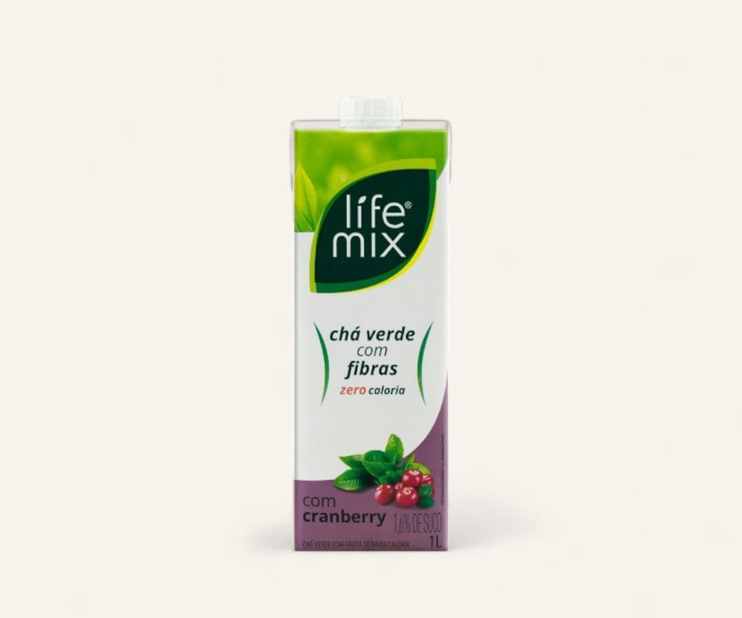 Chá verde de cranberry Life Mix1l