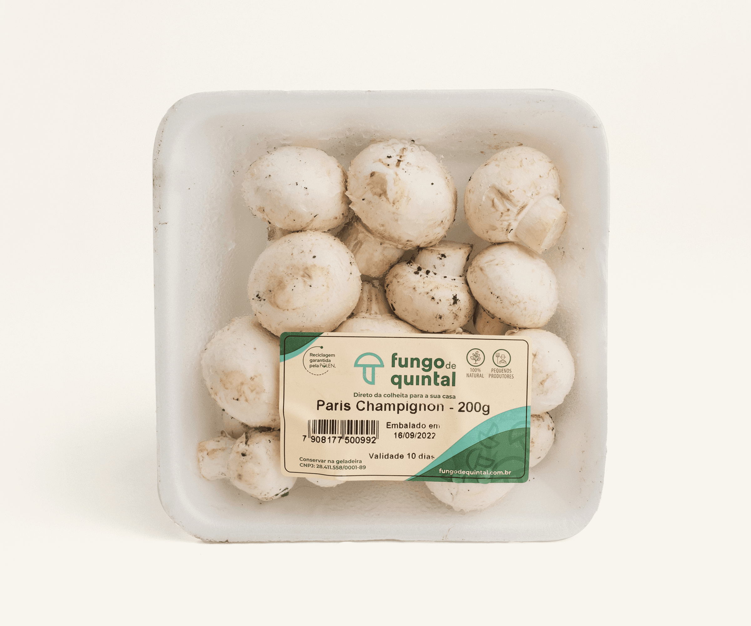 Cogumelo paris fresco 200g