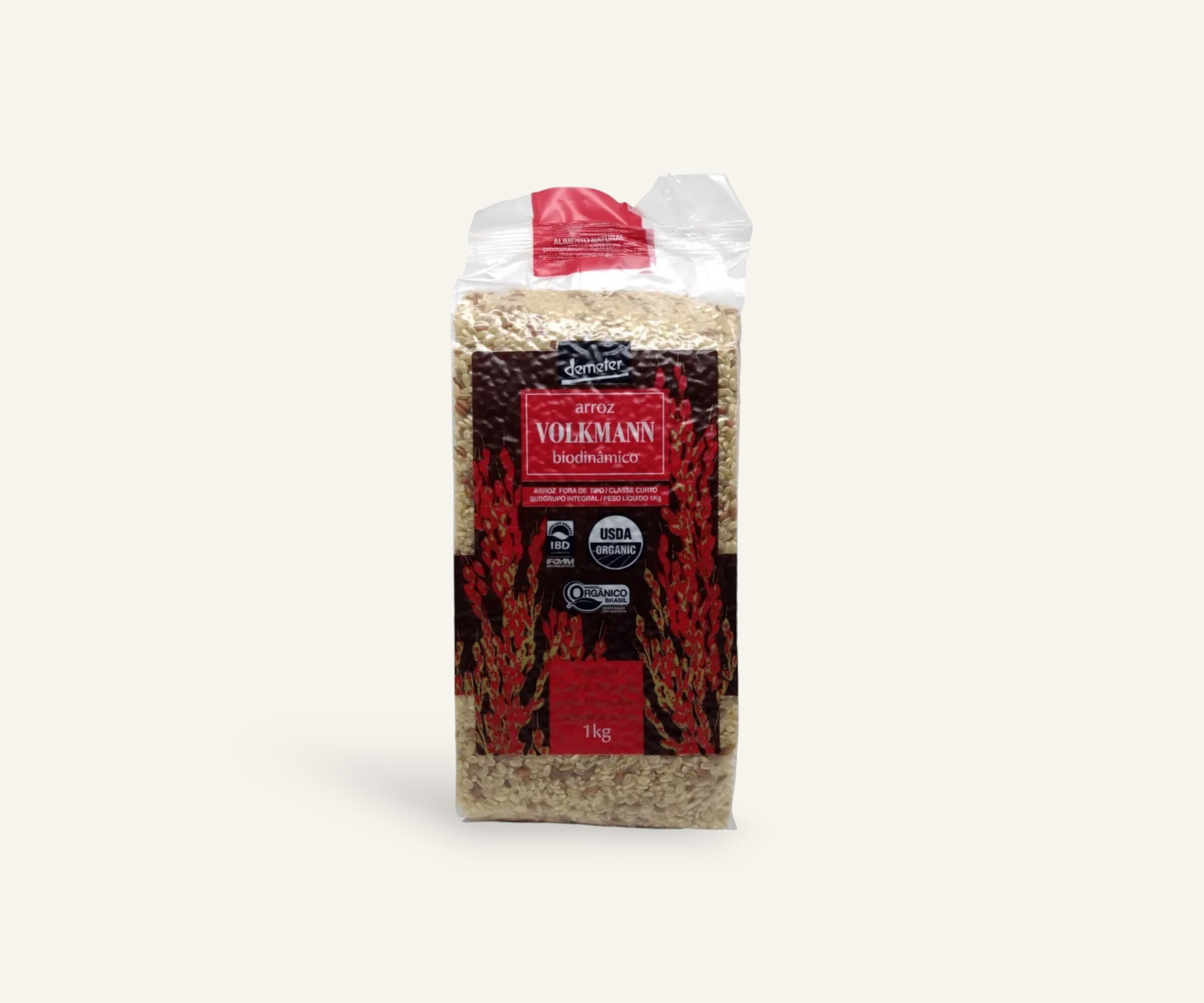 Arroz especial cateto integral com vermelho biodinâmico 1kg