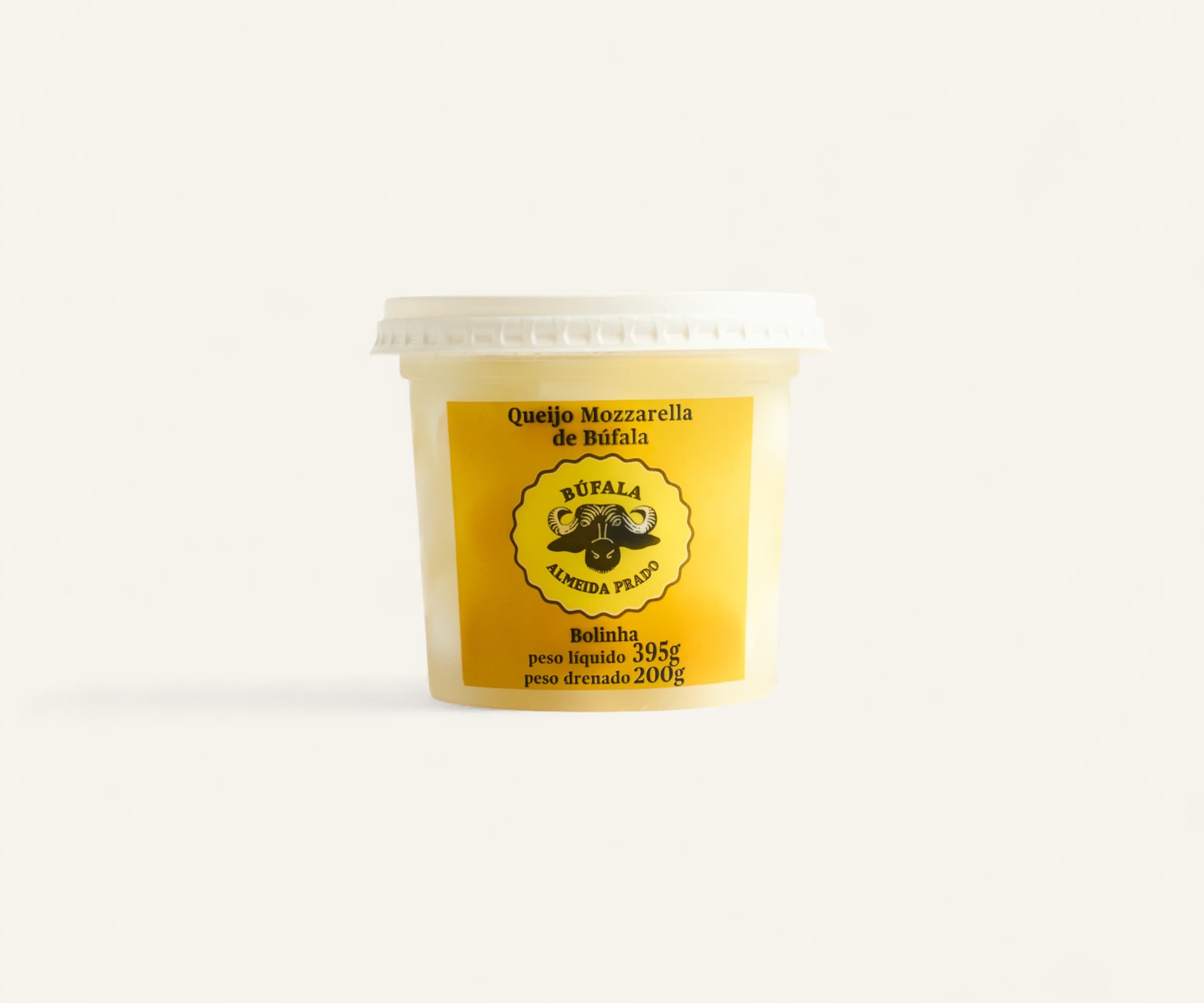 Queijo mussarela de búfala bolinha Almeida Prado 200g