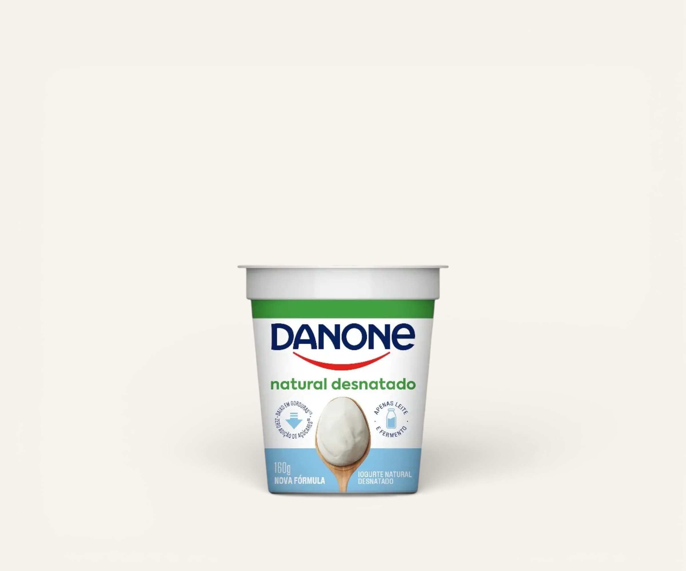 Iogurte natural desnatado Danone 160g