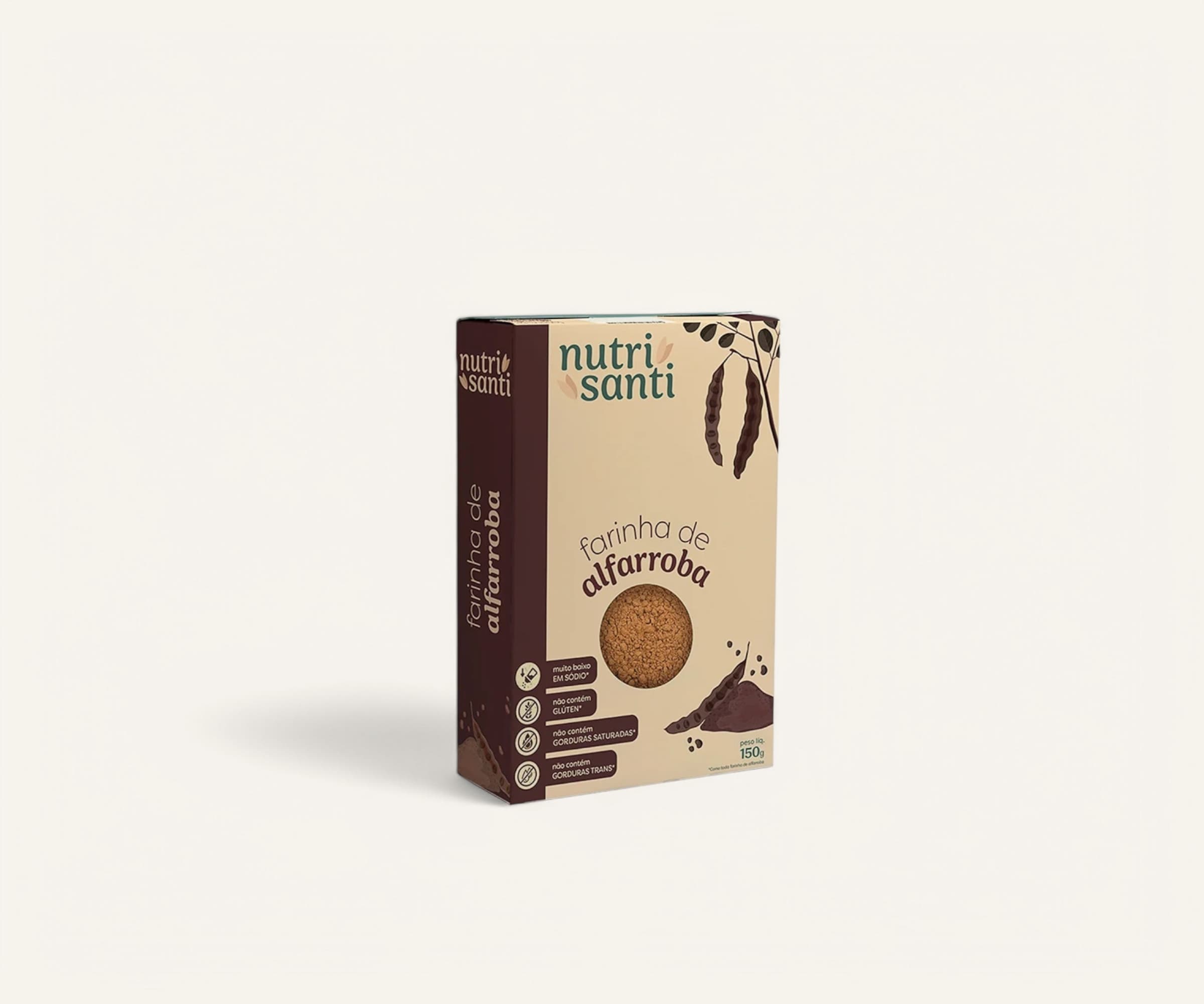 Farinha de alfarroba 160g