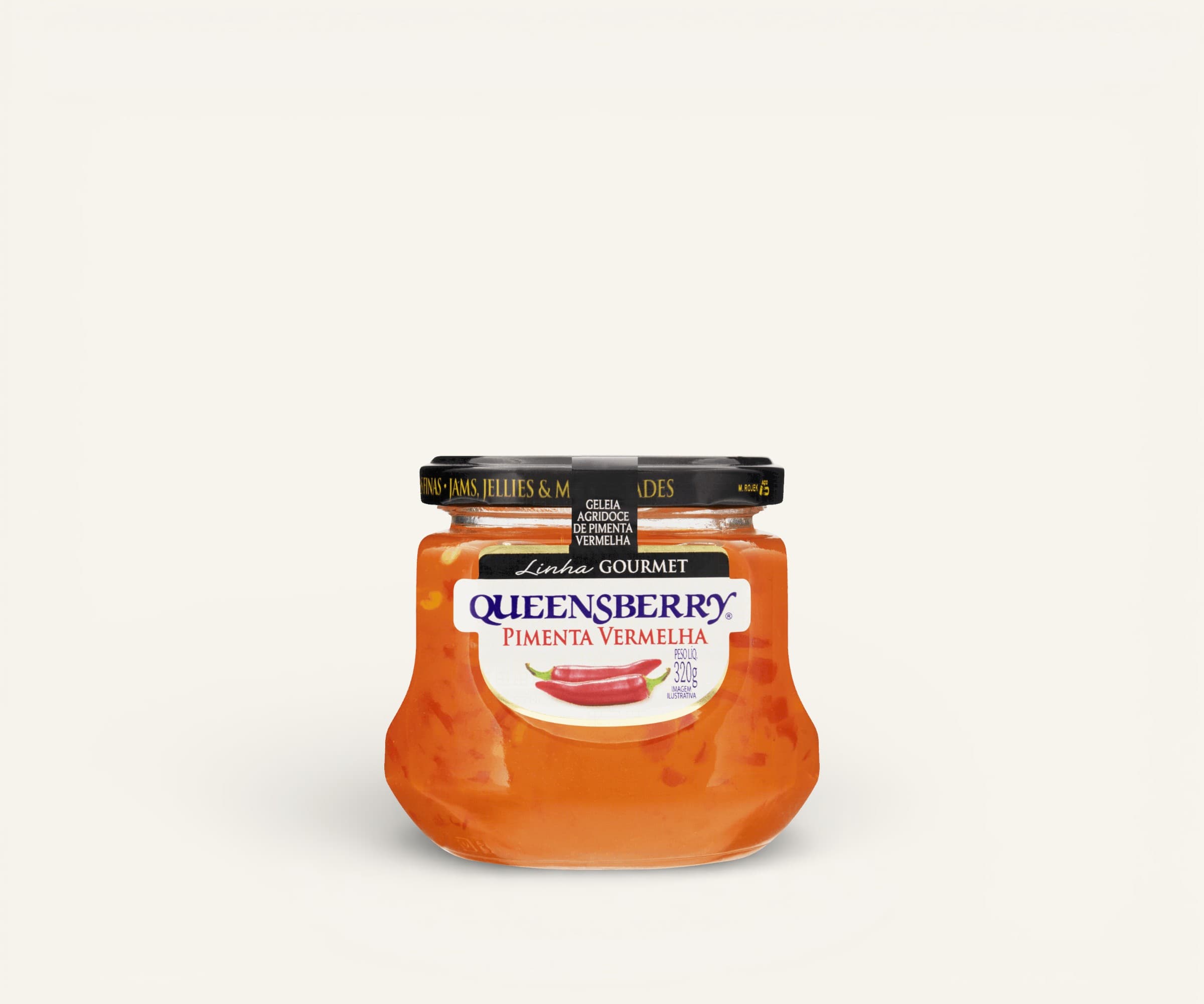 Geleia de pimenta vermelha Linha Gourmet Queensberry 320g