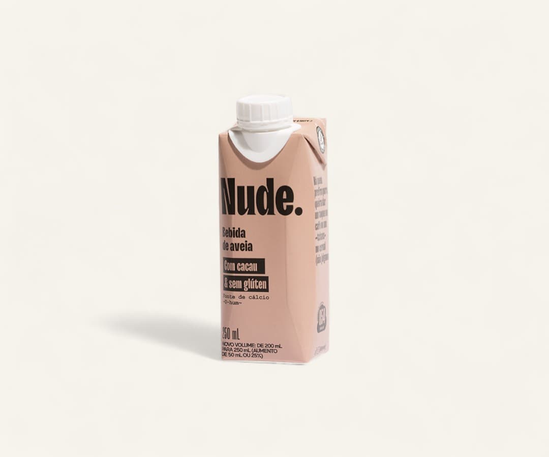Bebida de aveia com cacau Nude to go 250ml