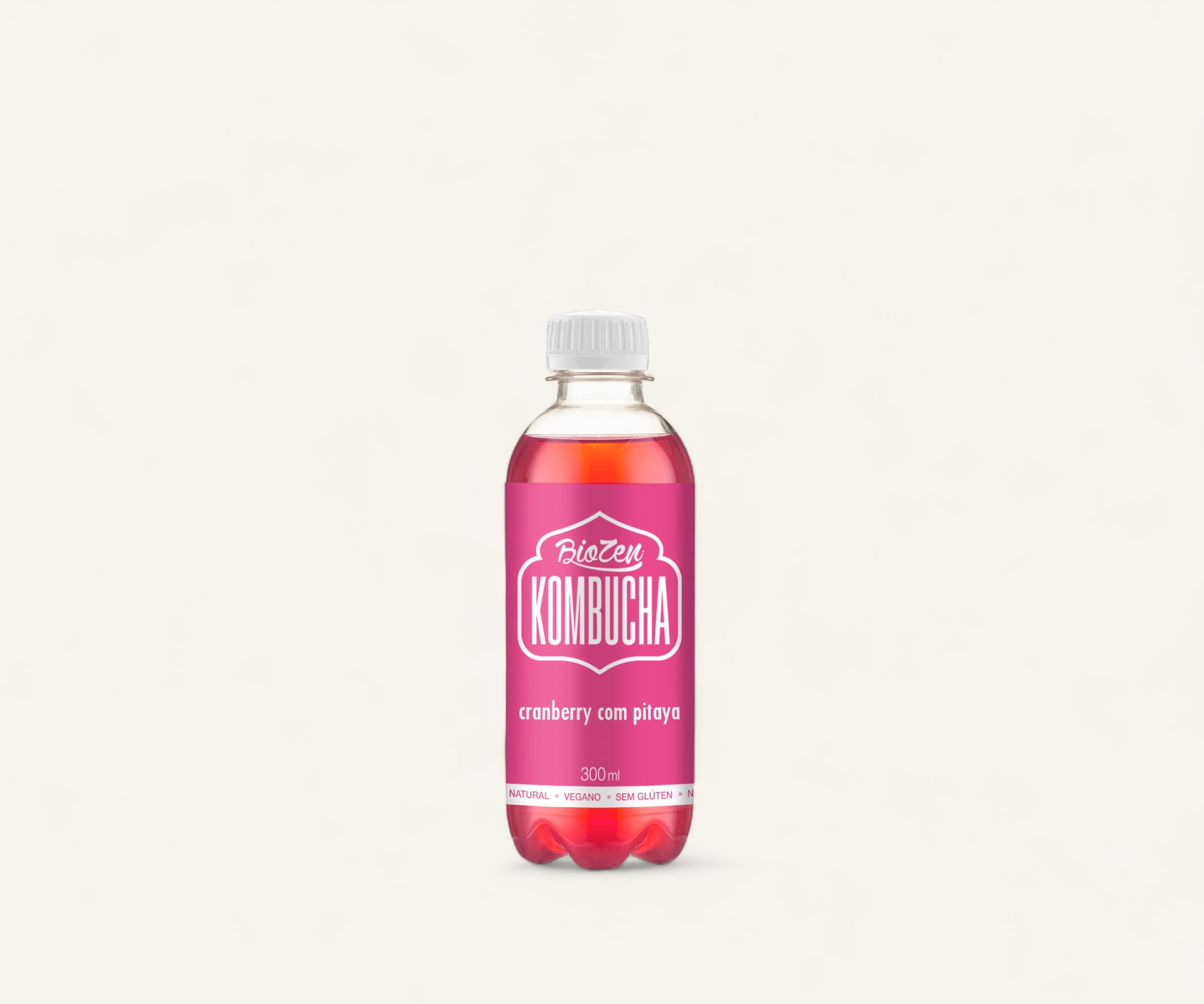 Kombucha cranberry com pitaya BioZen 300ml