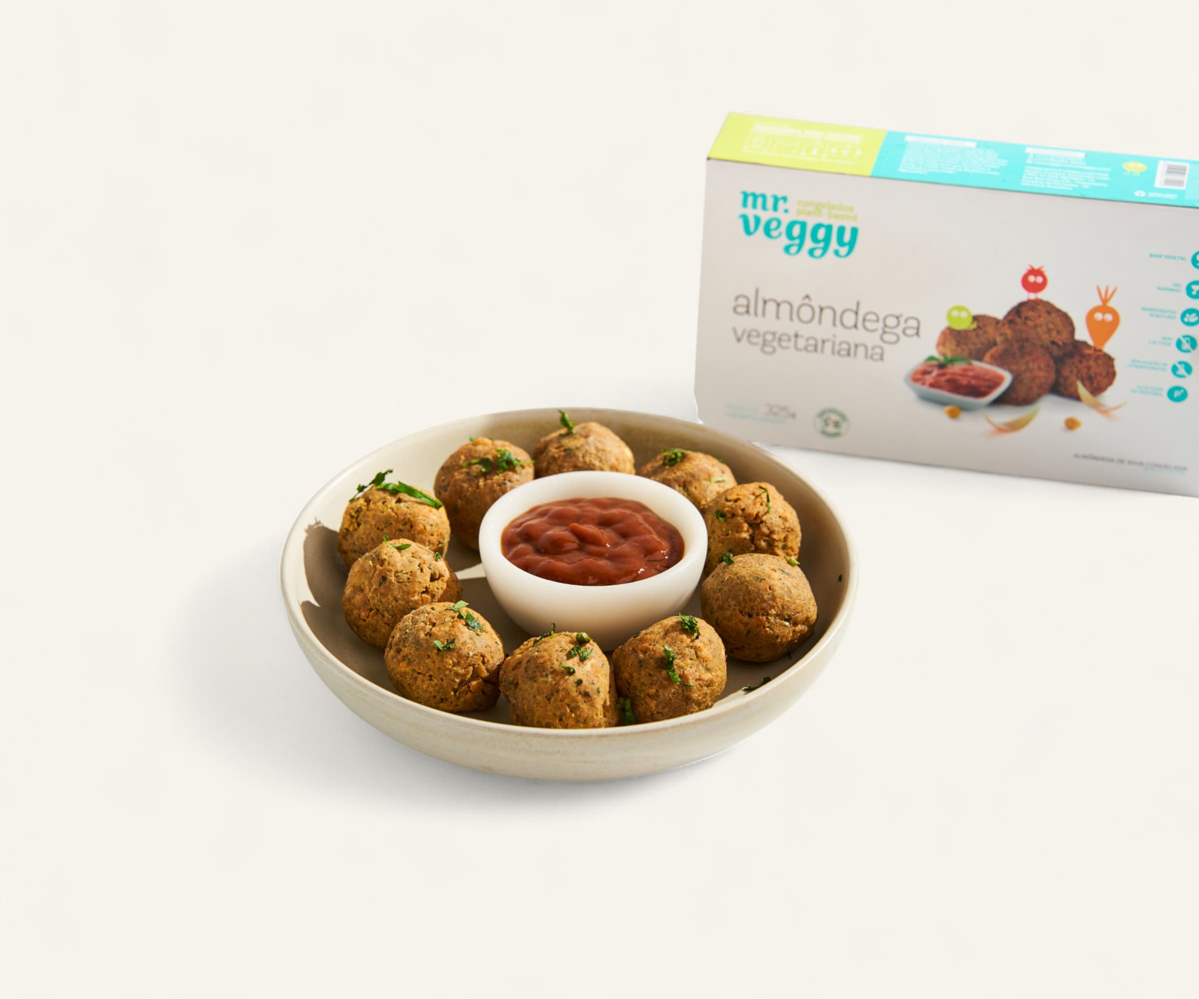 Almôndega vegetariana 13 unidades 325g
