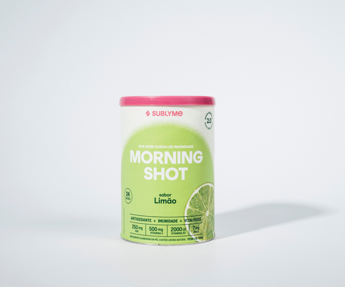 Morning shot sabor limão 144g