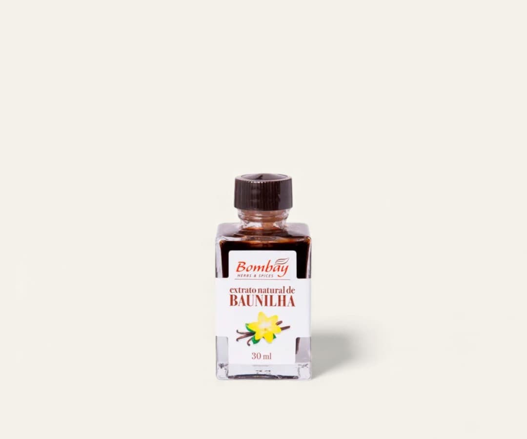 Extrato natural de baunilha Bombay 30ml