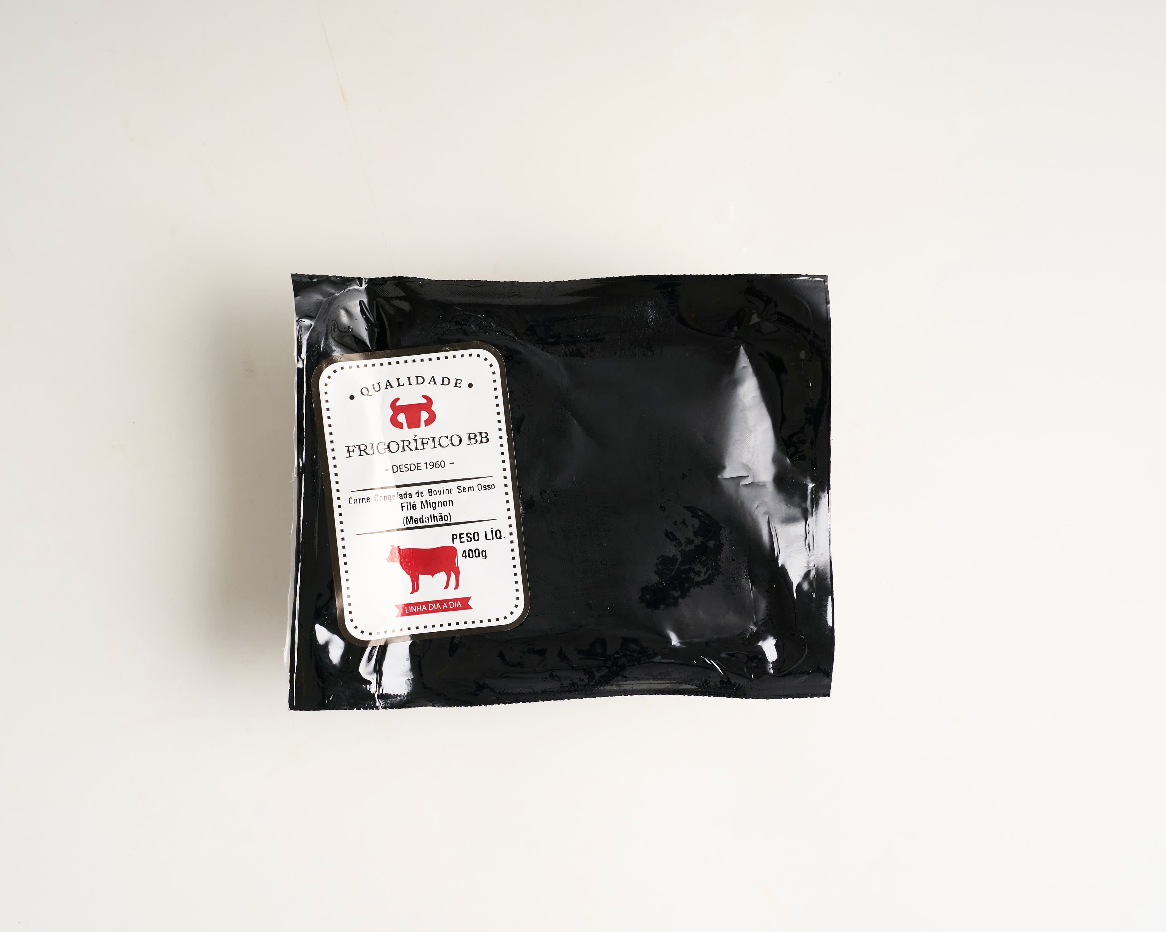 Filé mignon bovino em medalhão 400g