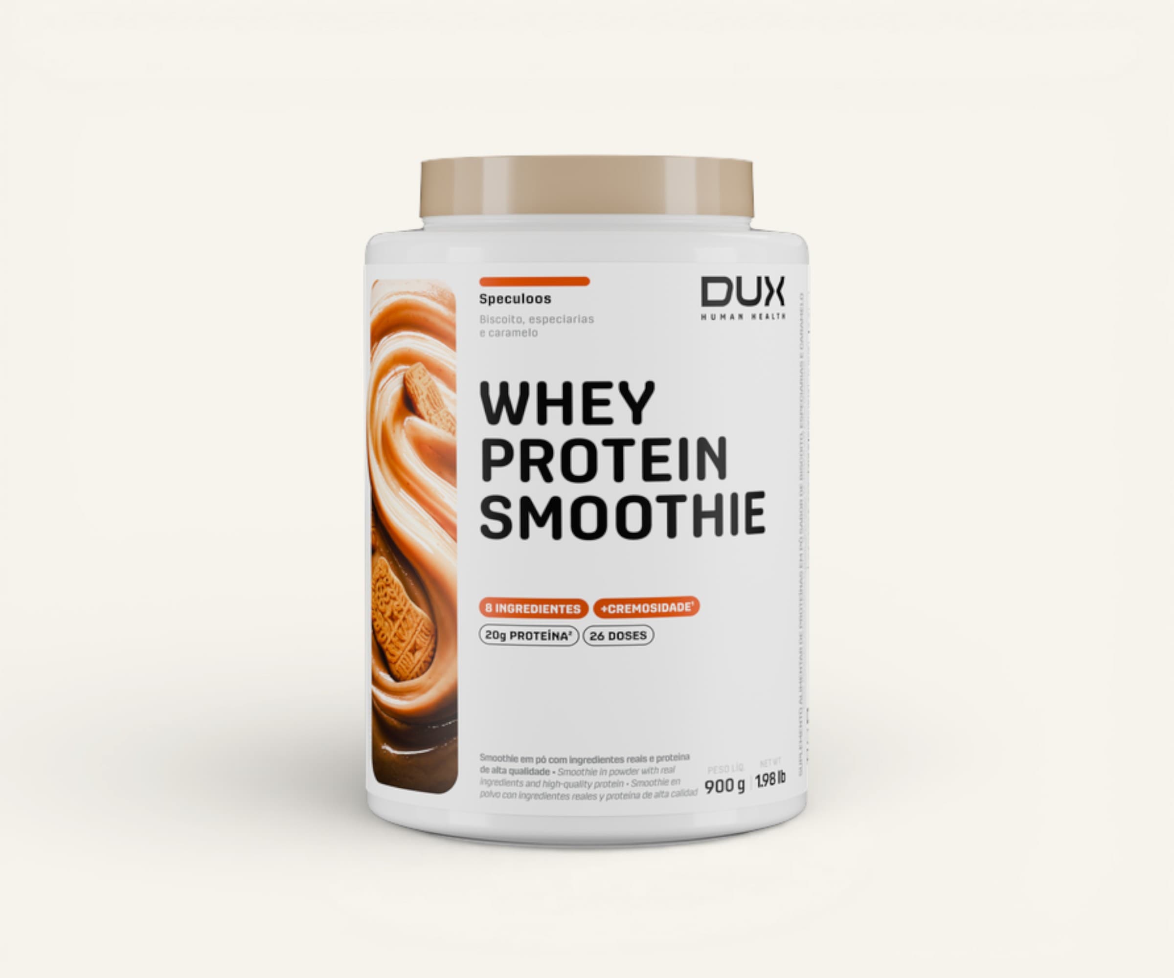 Whey proteim smoothie Dux speculoos 900g