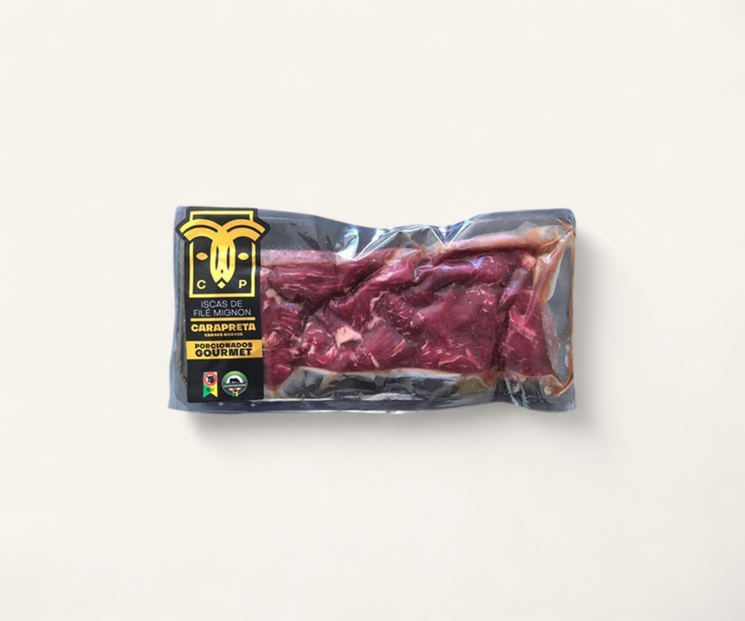 Filé mignon bovino em iscas Carapreta 500g