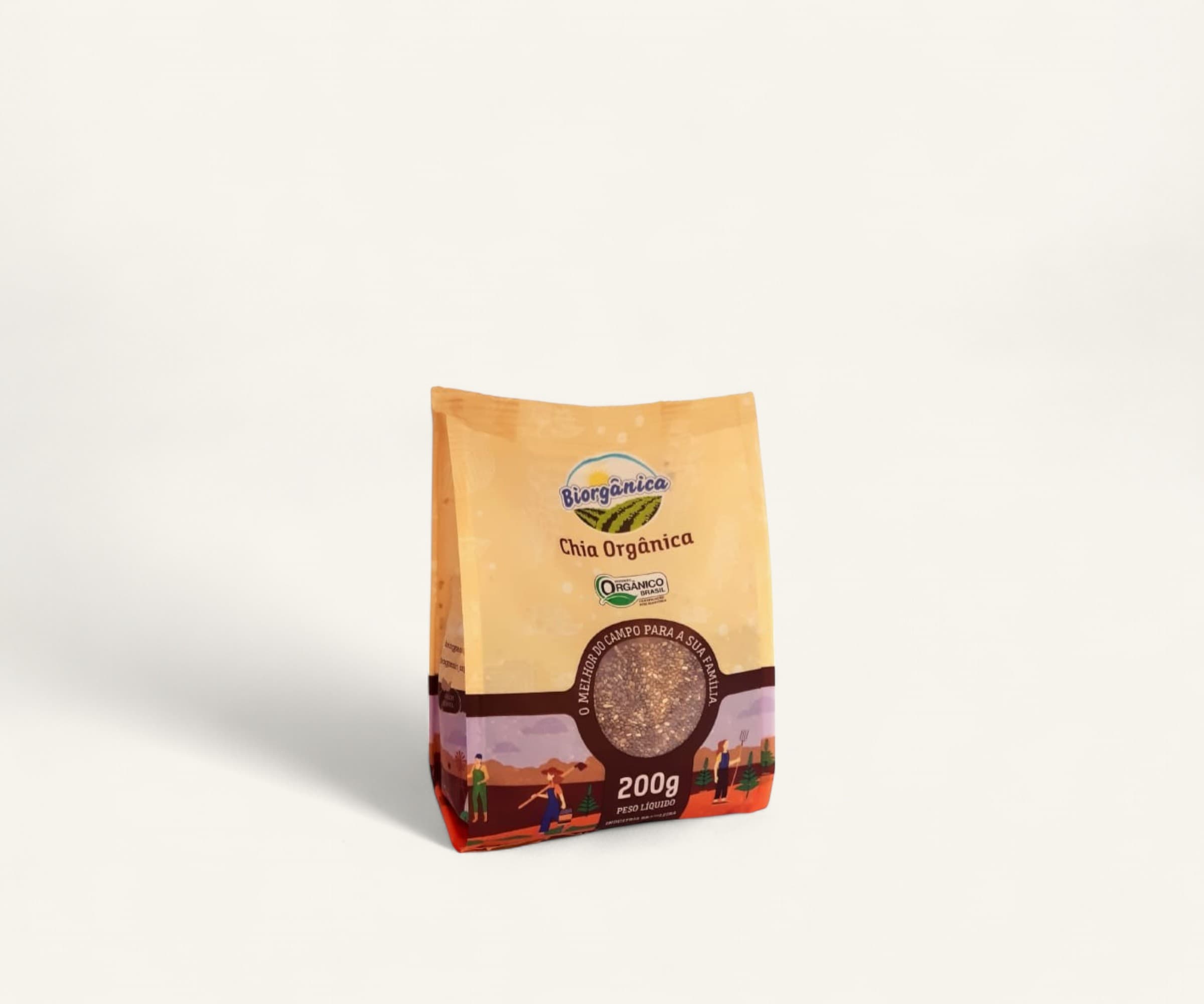 Chia orgânica importada 200g
