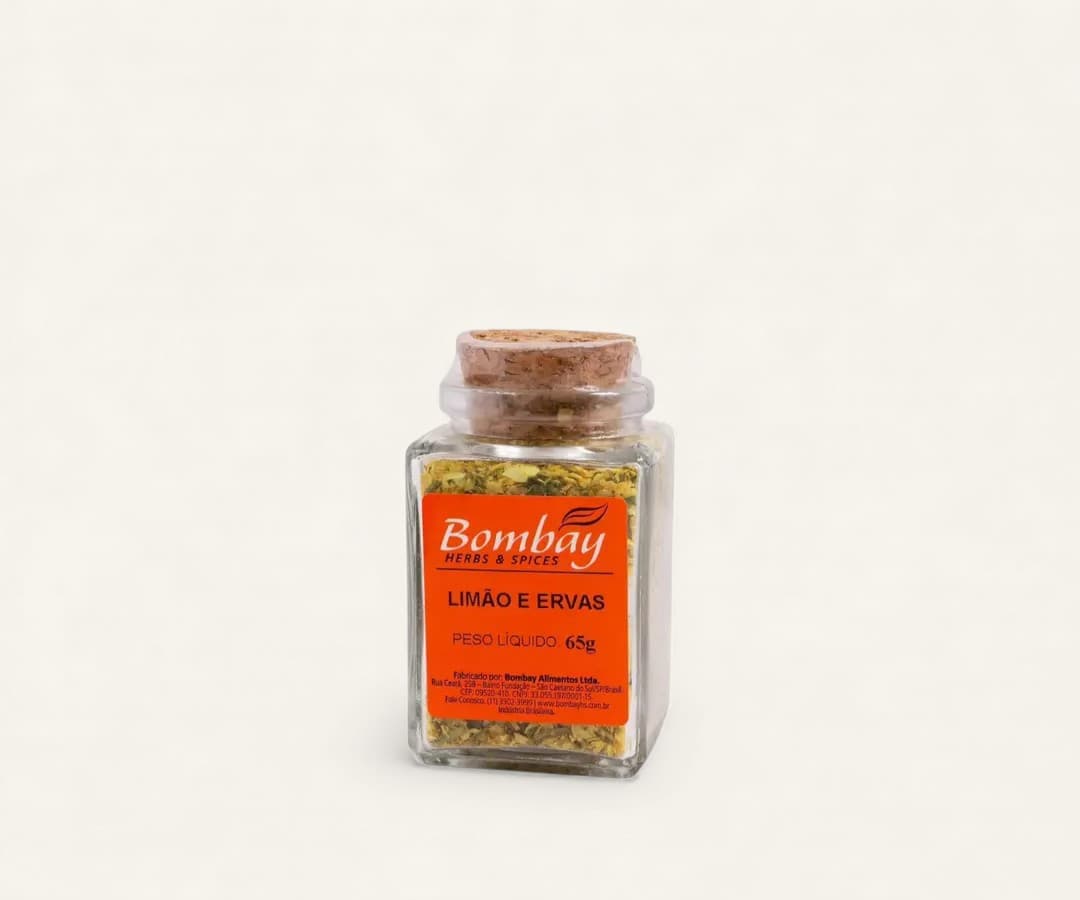 Limão e ervas Bombay 65g