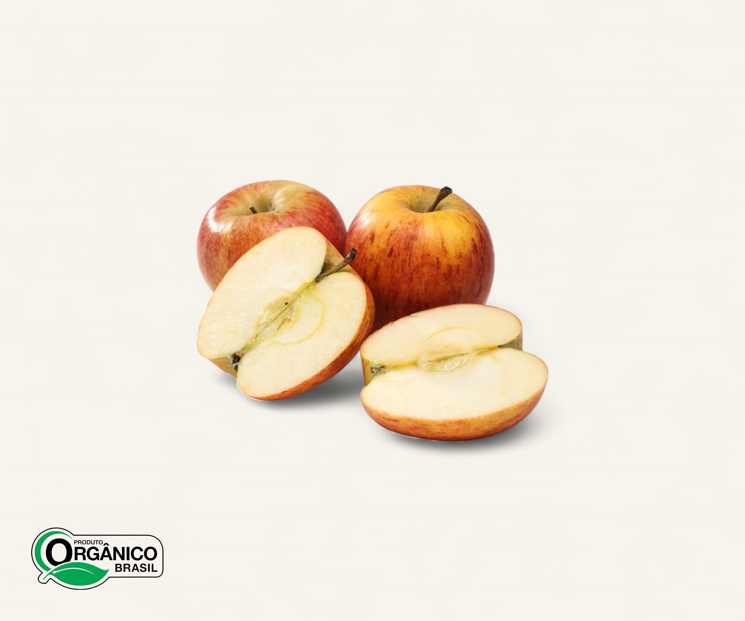 Maçã orgânica 500g | 3 a 5un