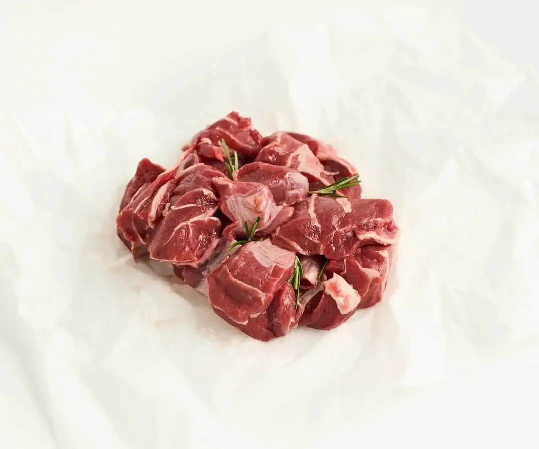 Músculo bovino em cubos 400g