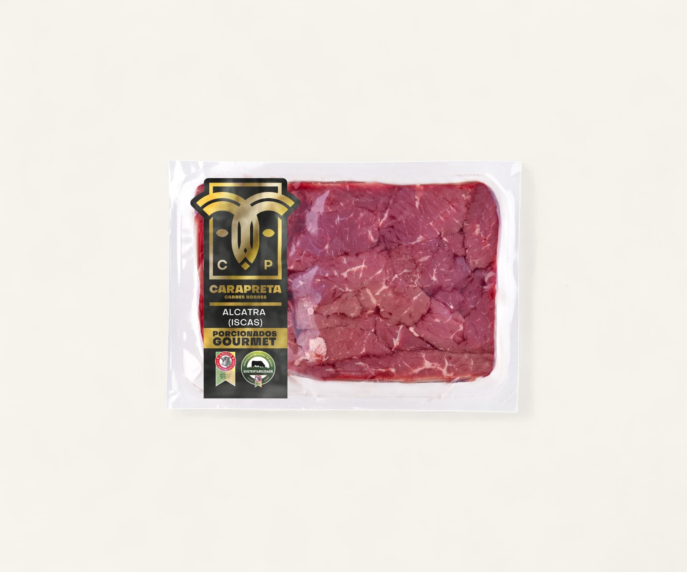 Alcatra bovina em iscas Carapreta 1kg