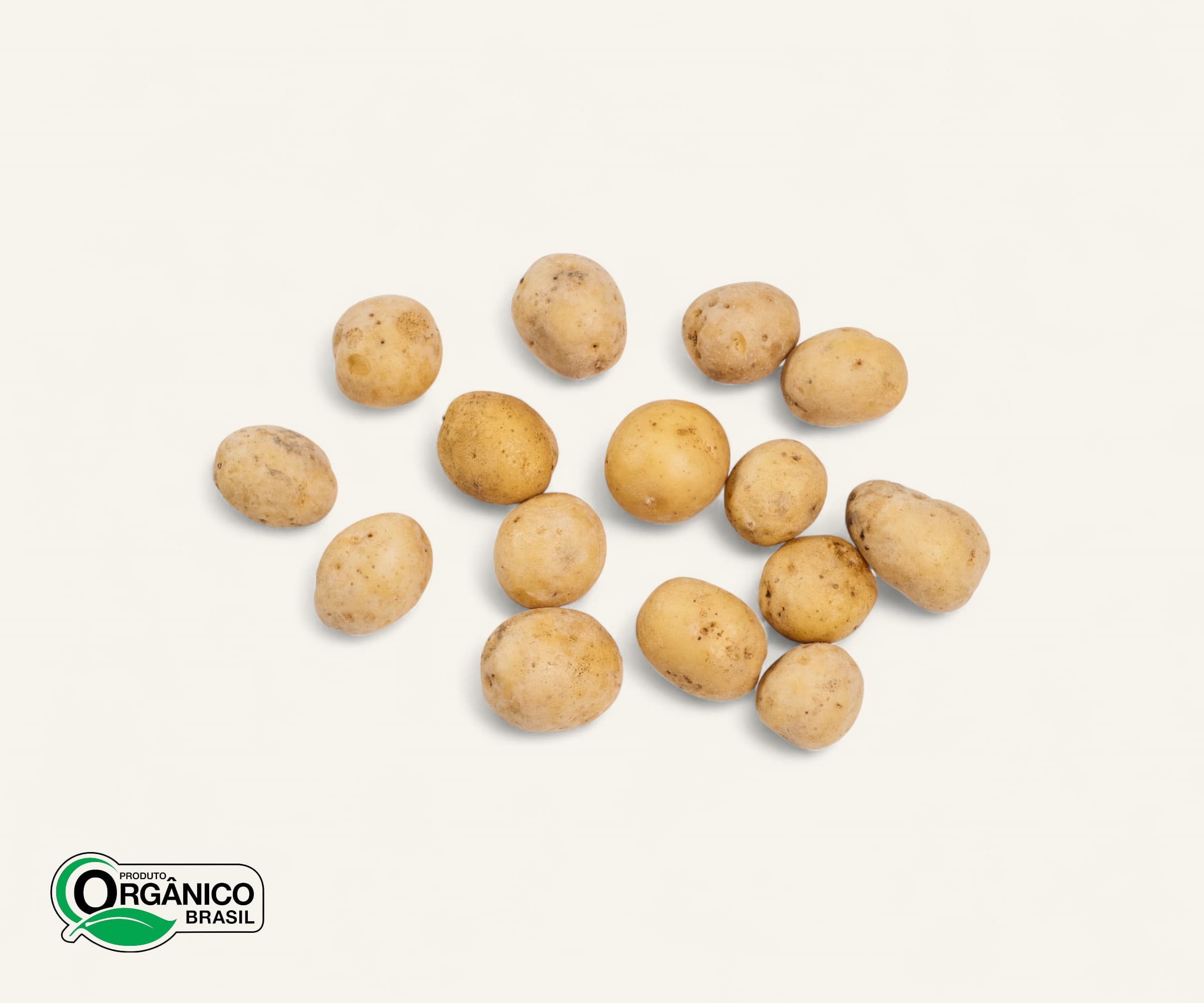 Batata bolinha orgânica 600g | 3 a 6un