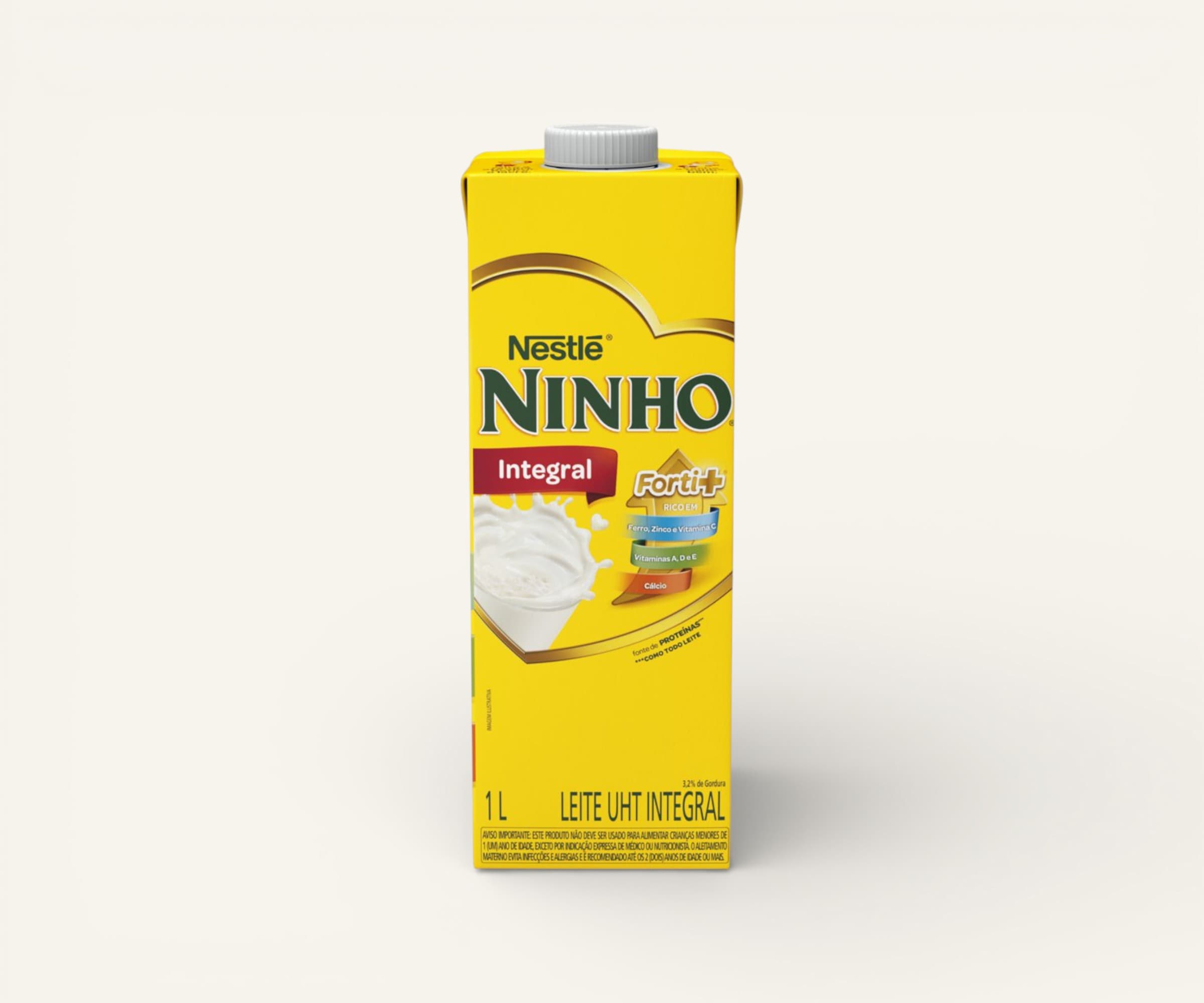 Leite UHT integral Ninho 1l