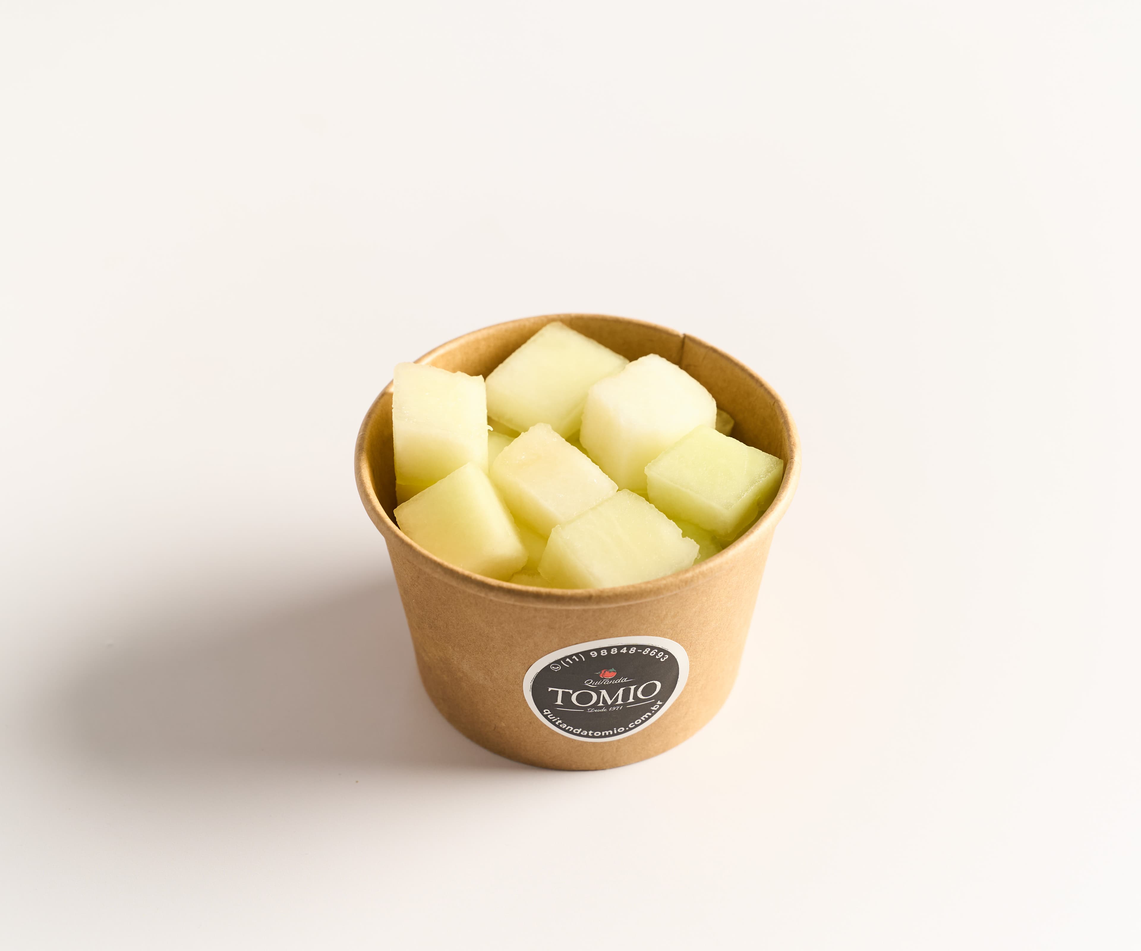 Melão cortado higienizado 400g