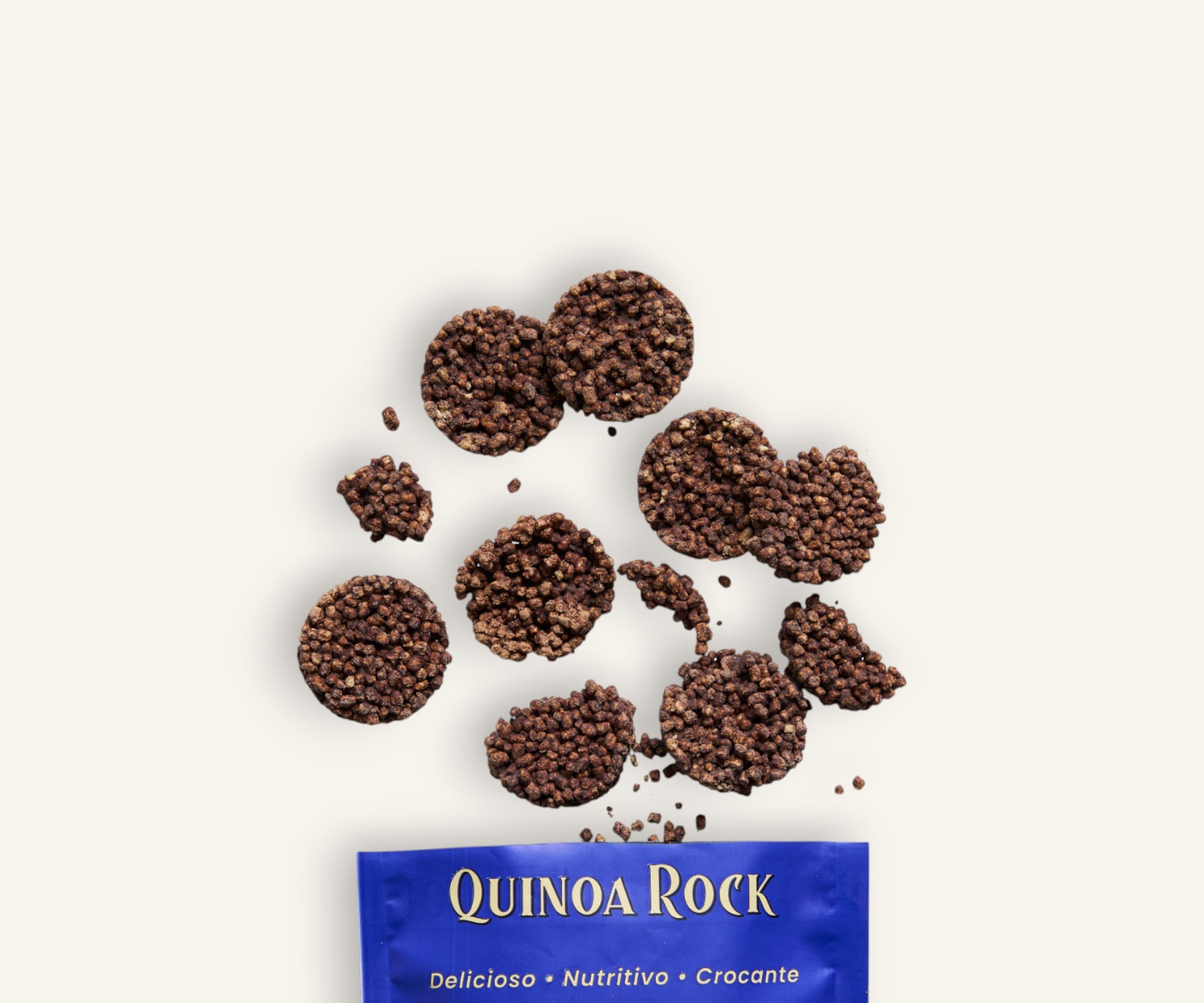 Crispies de quinoa com chocolate 70% 60g