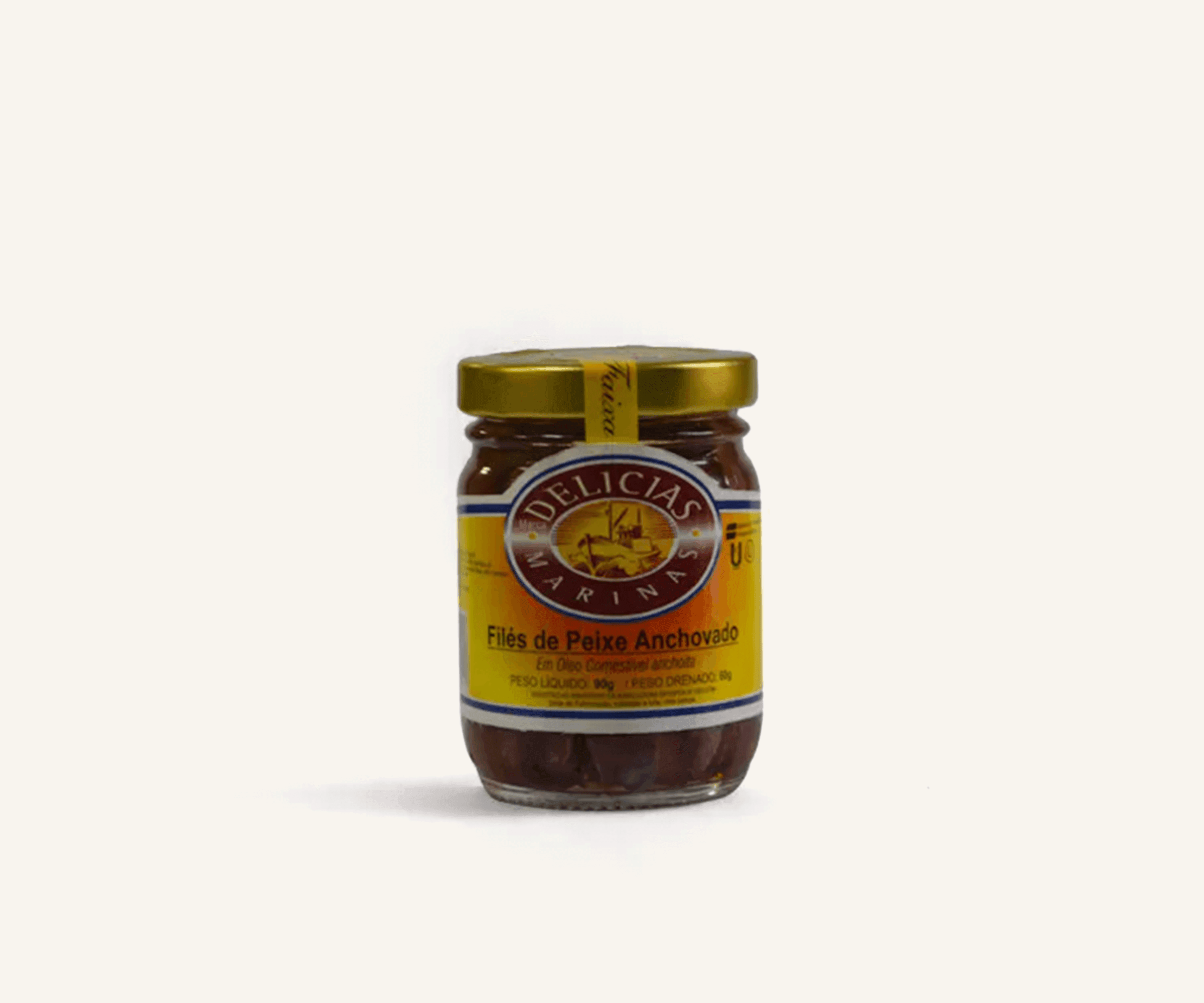 Filés de peixe anchovado Delicias Marinas 90g