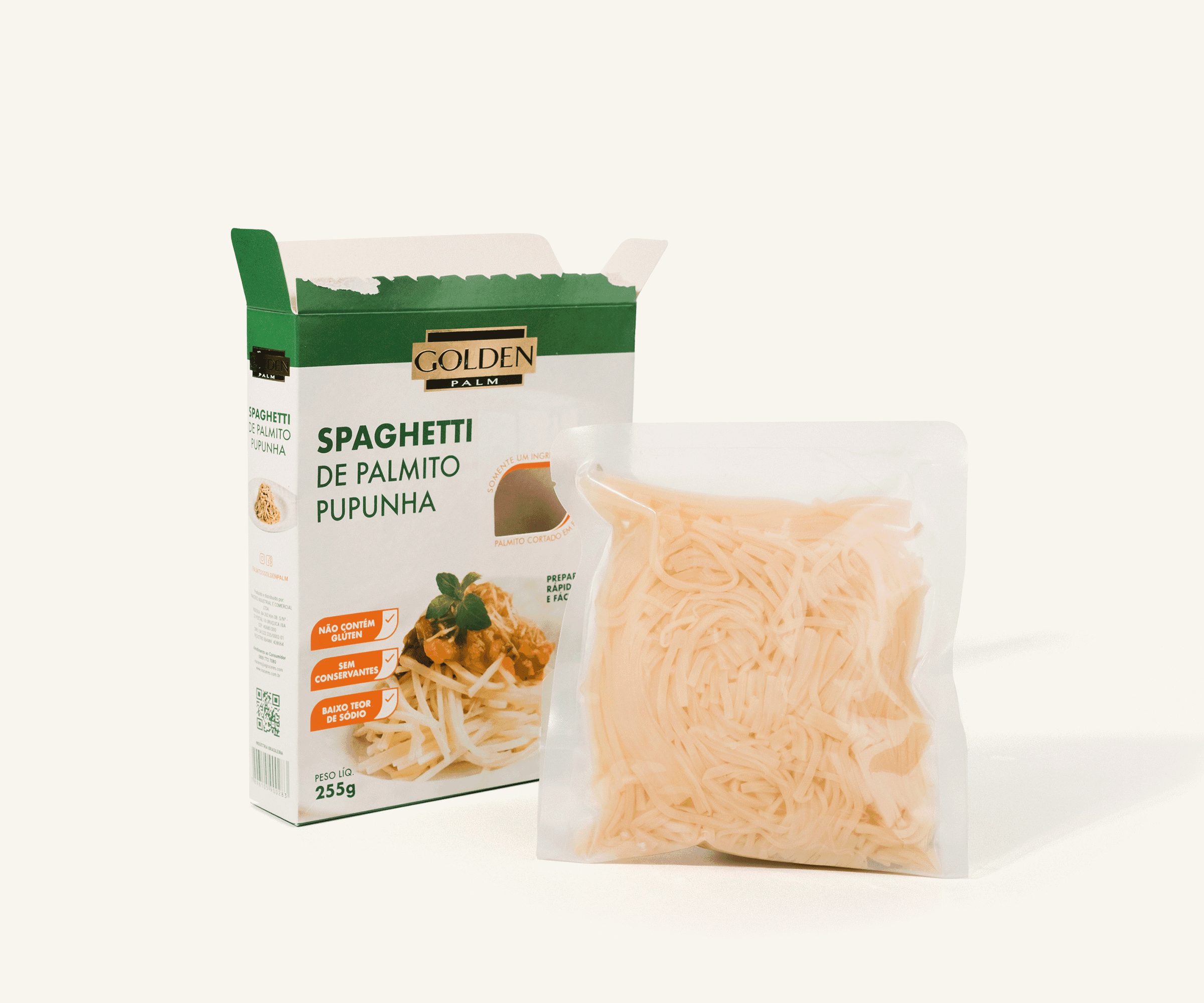Spaghetti de palmito Golden Palm 255g