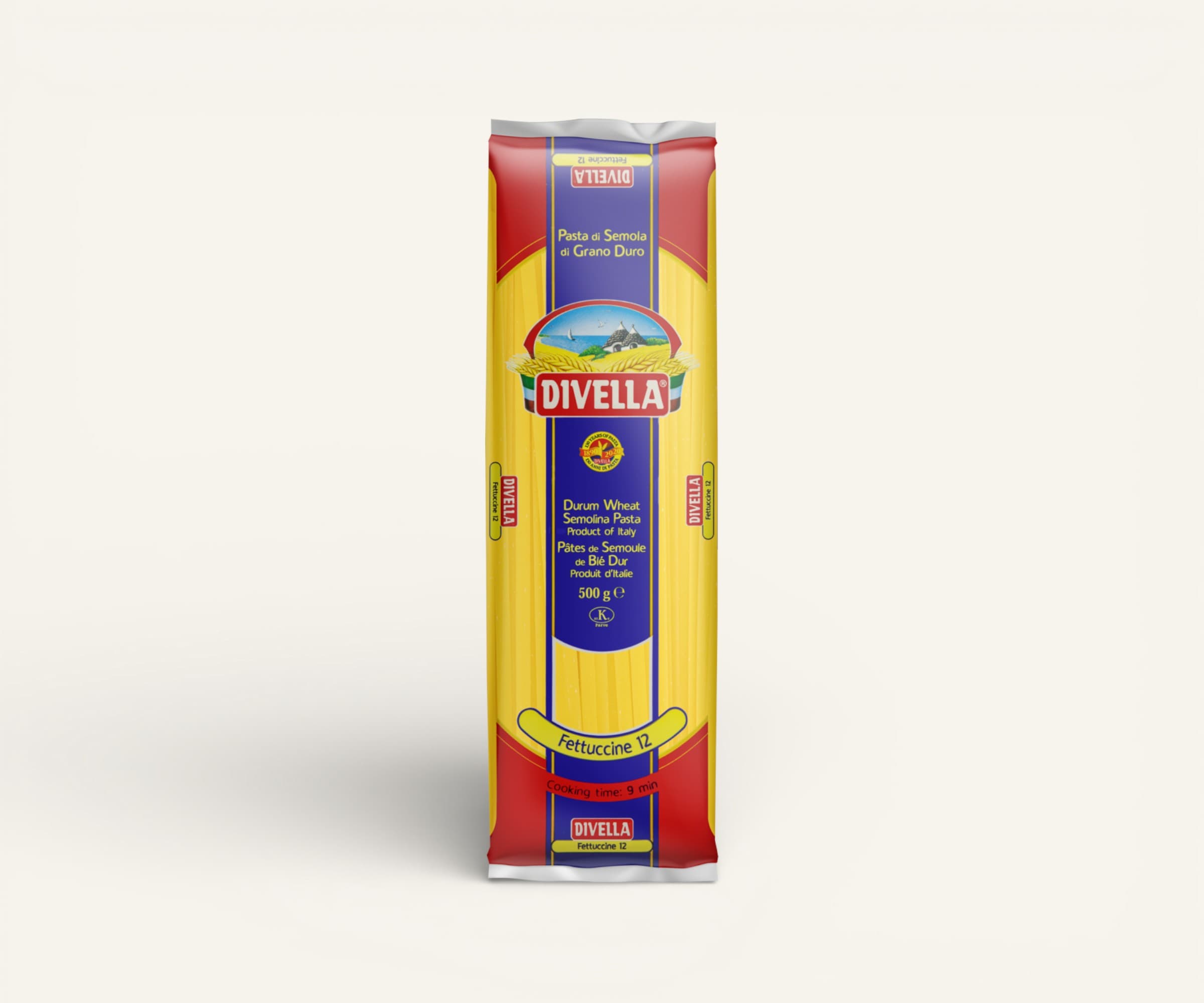 Pasta di semola di grano duro Divella fettuccine nº12 500g