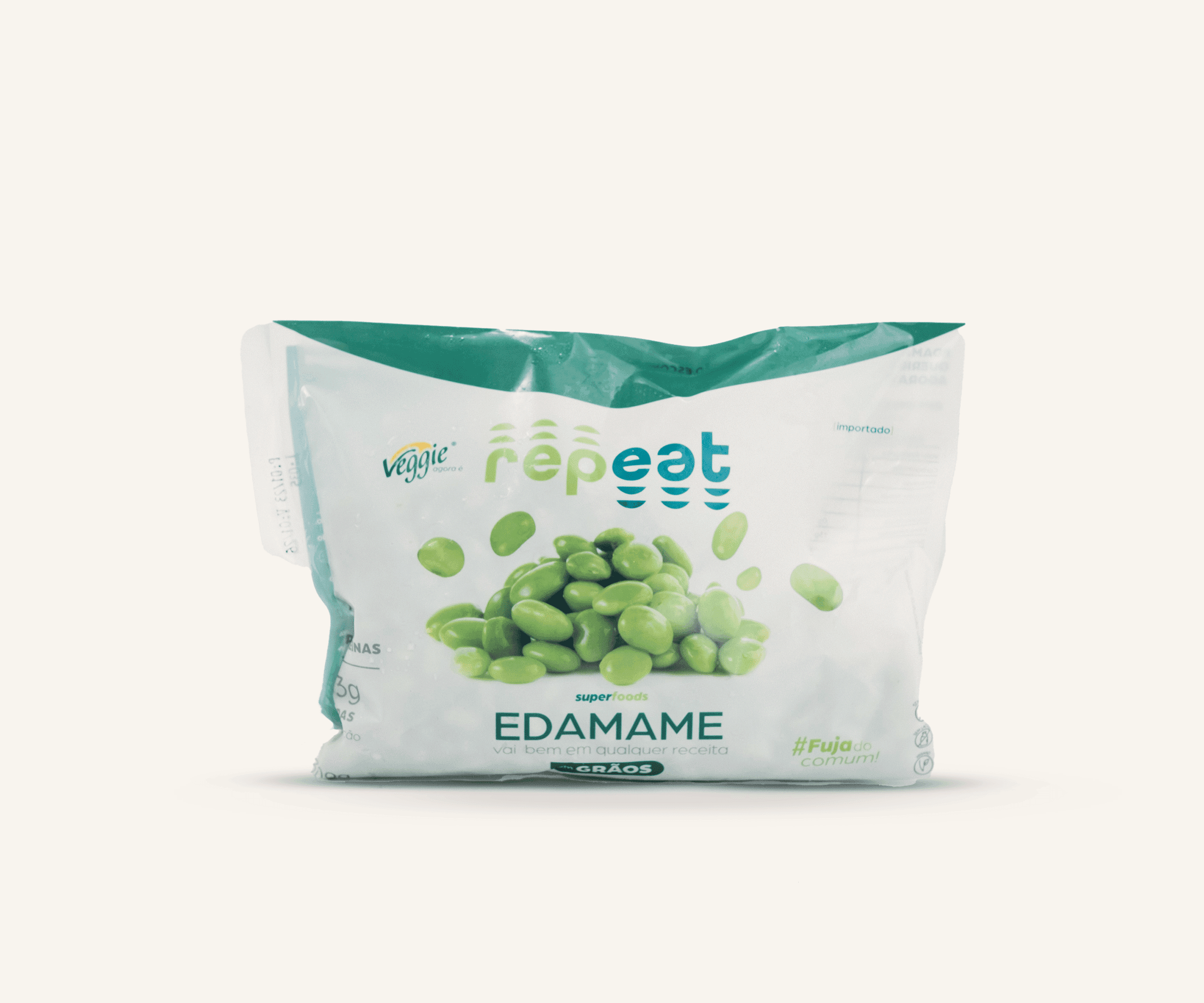 Edamame congelado em grãos 300g