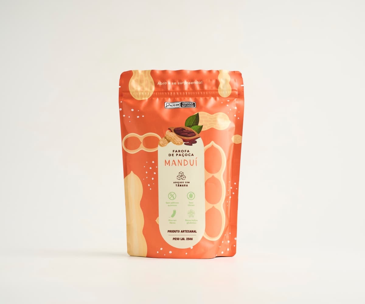 Farofa de paçoca adoçada com Tâmara 250g