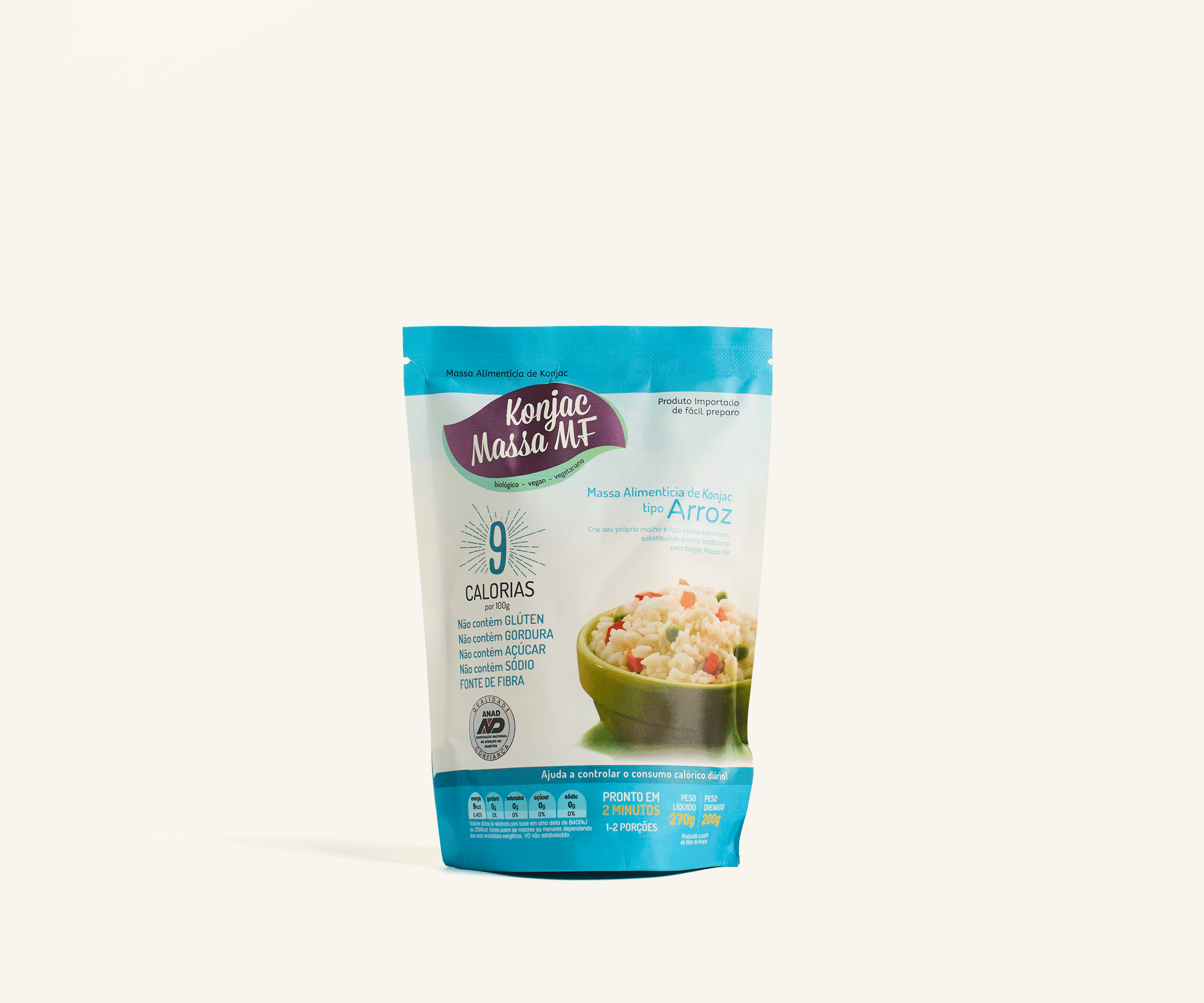 Macarrão de arroz konjac 270g
