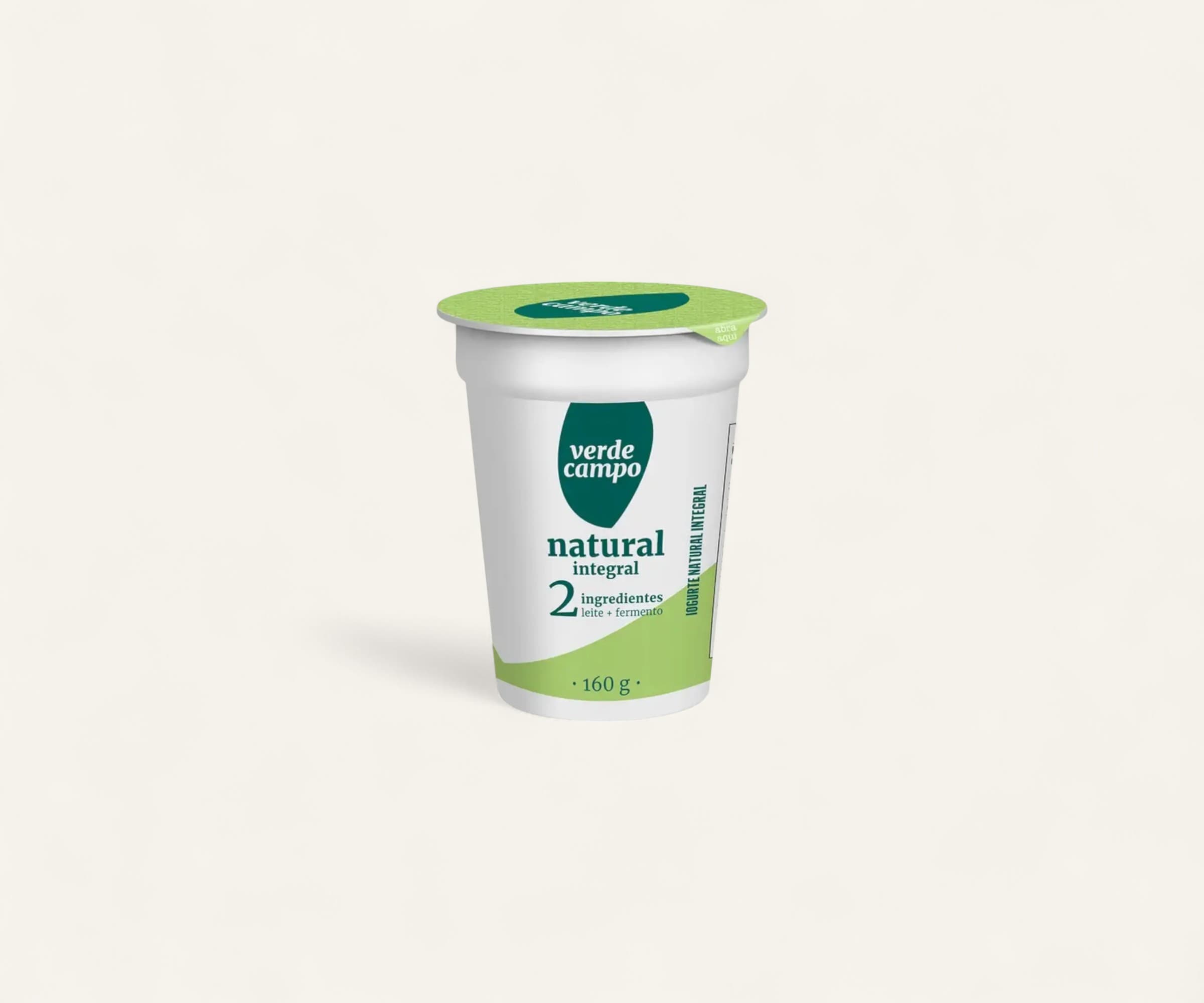 Iogurte natural integral 160g