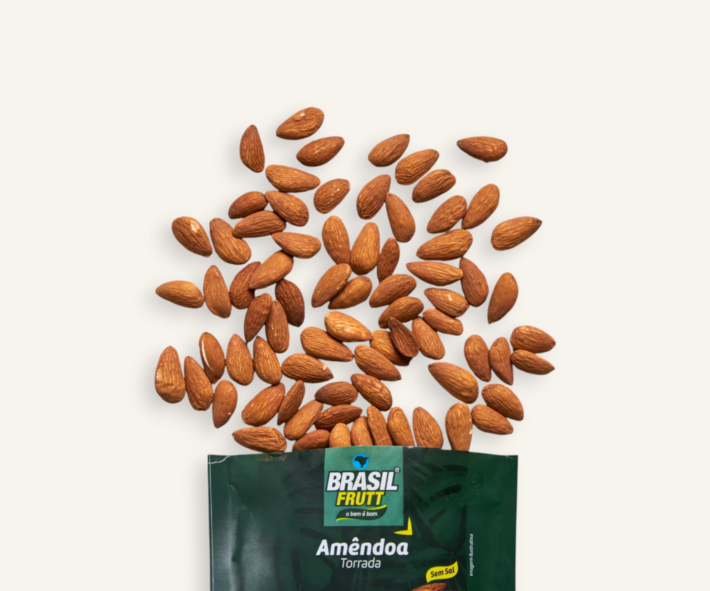 Amêndoa torrada sem sal 200g