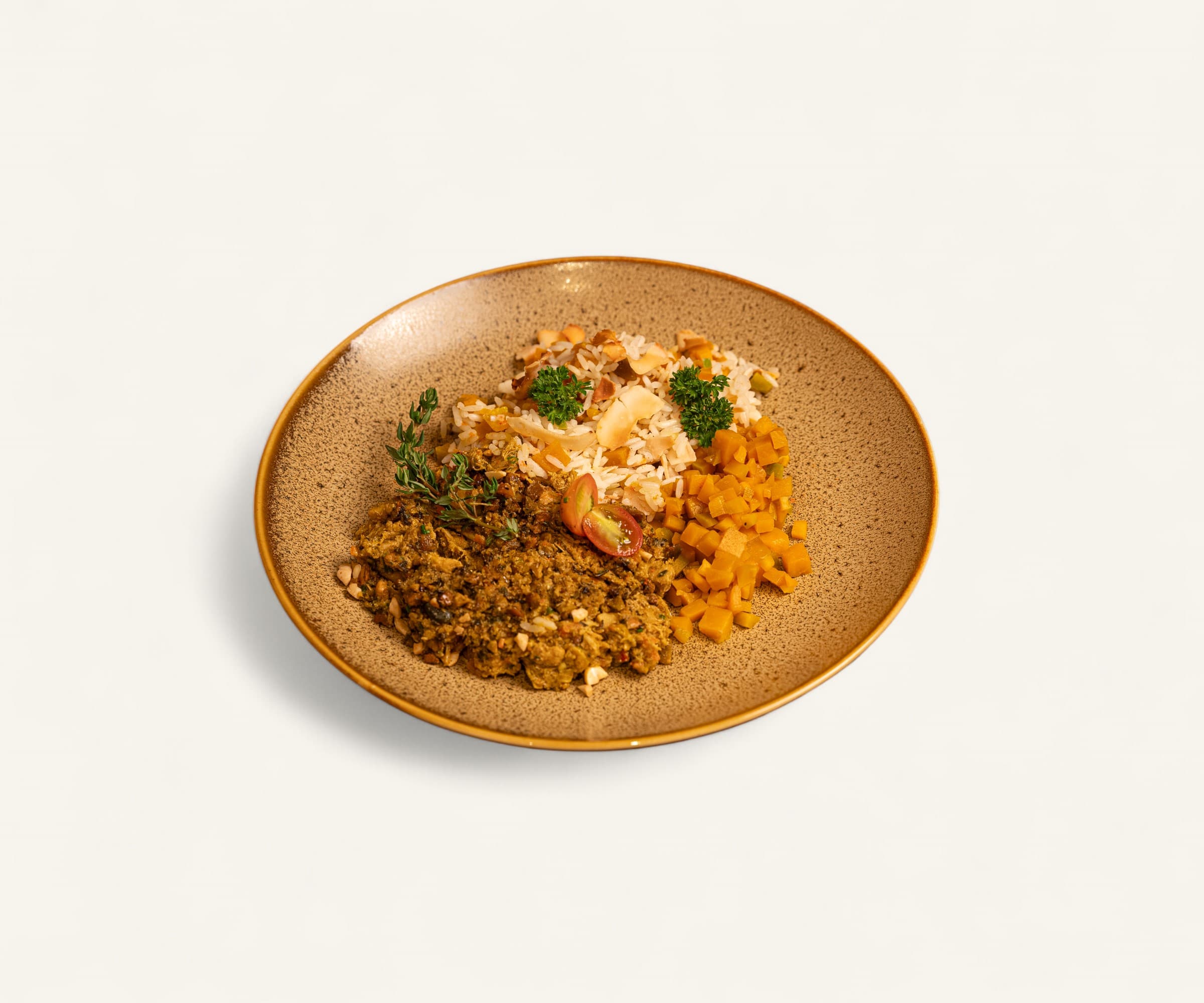 Frango ao curry com arroz de coco 350g